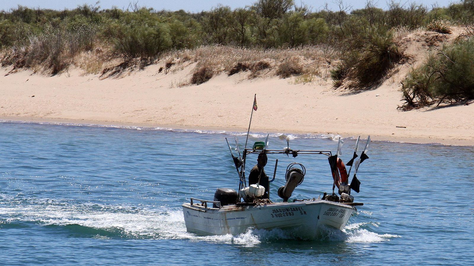 Playa Flecha de Nueva Umbría, la otra orilla
