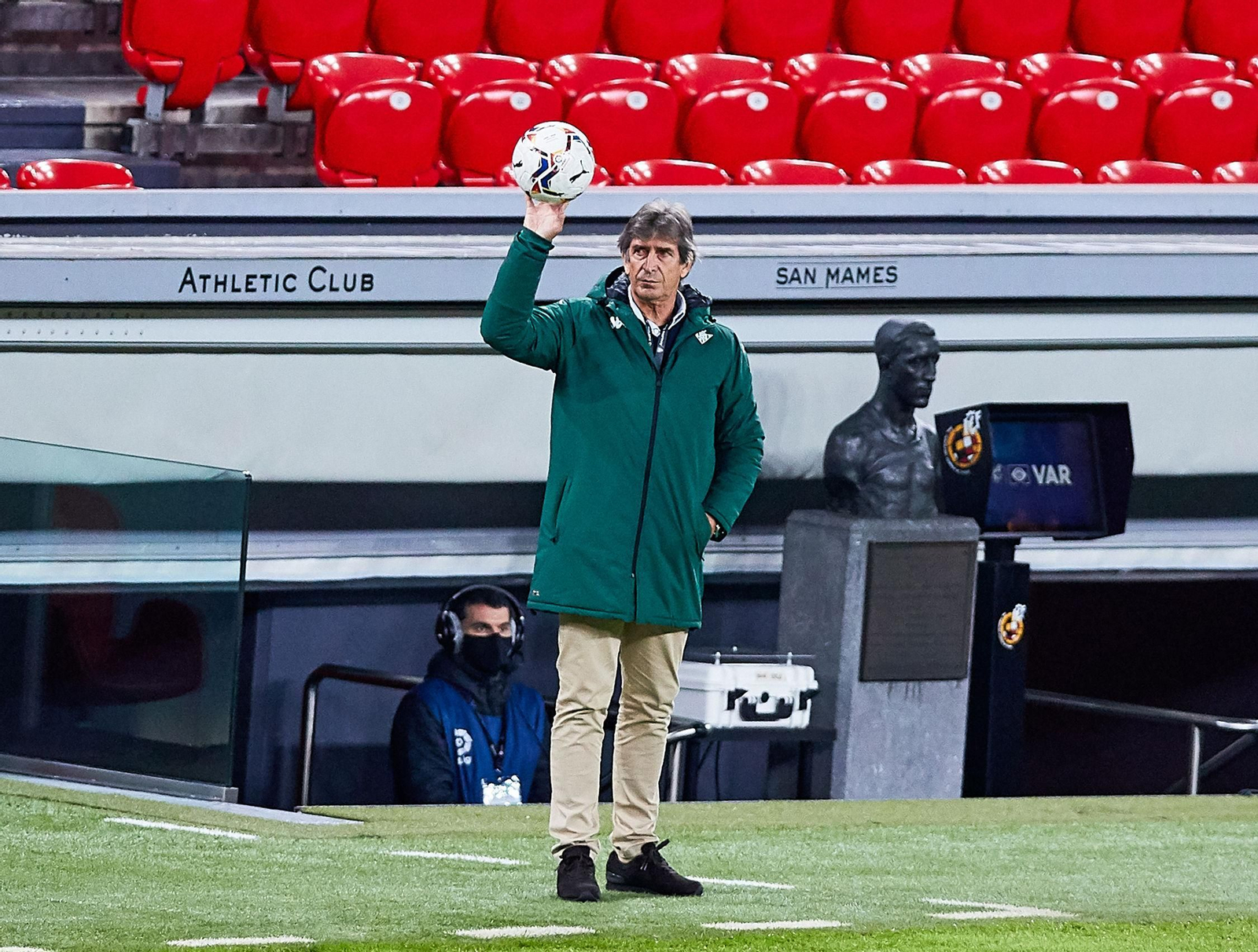 Pellegrini, en San Mamés.