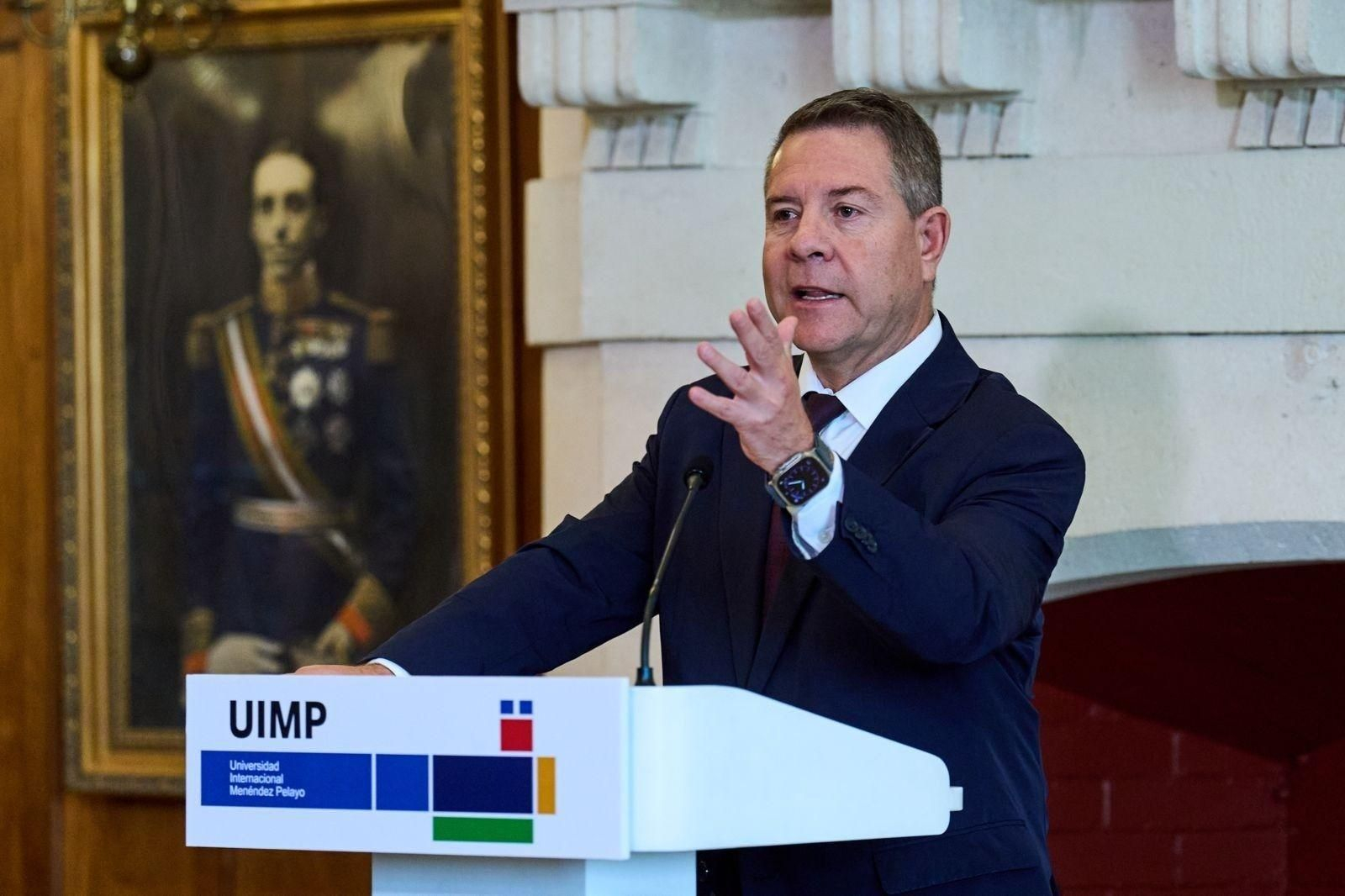 El presidente de Castilla-La Mancha, Emiliano García-Page.