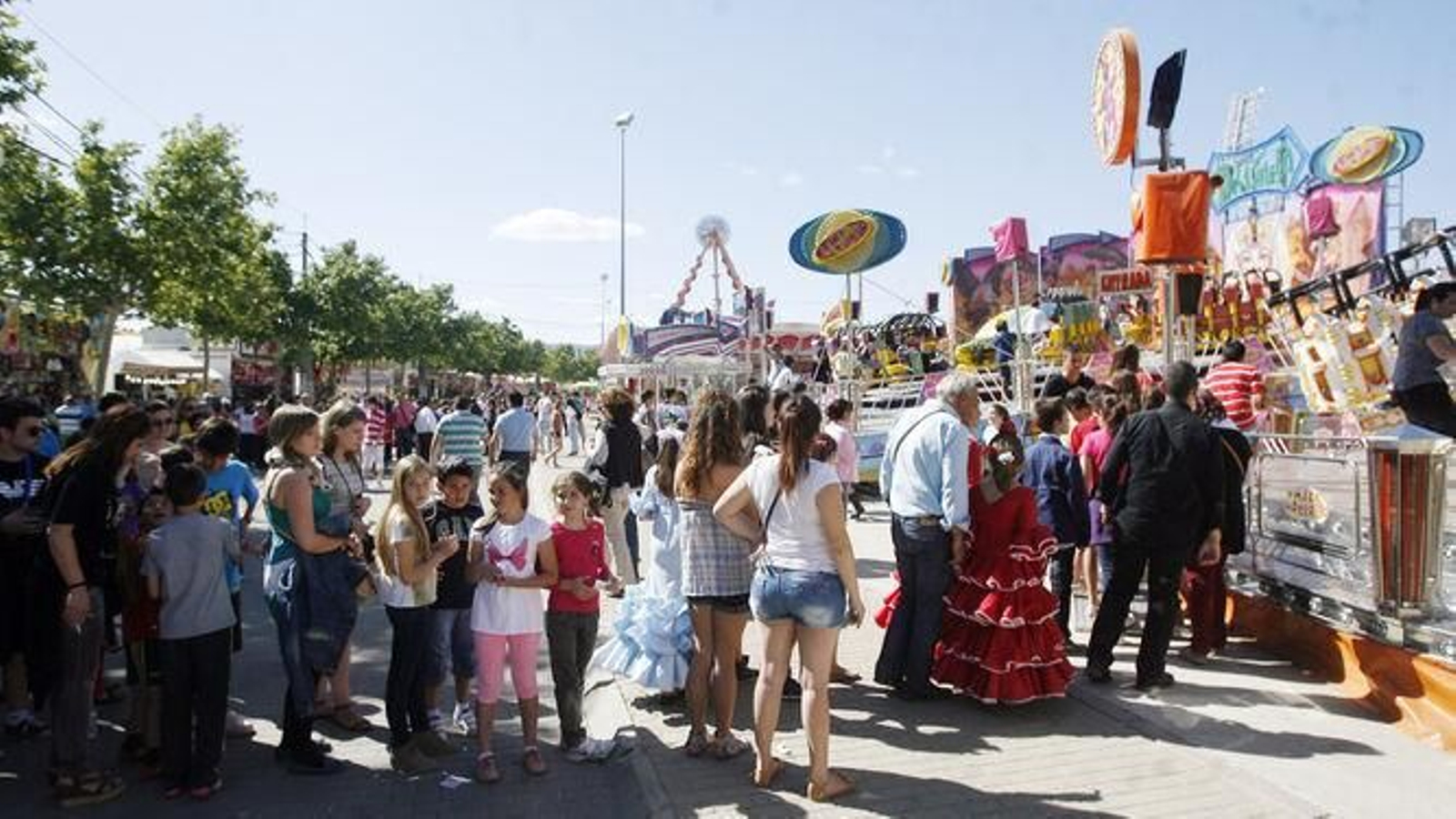 Calle del Infierno de la Feria de Nuestra Señora de la Salud.