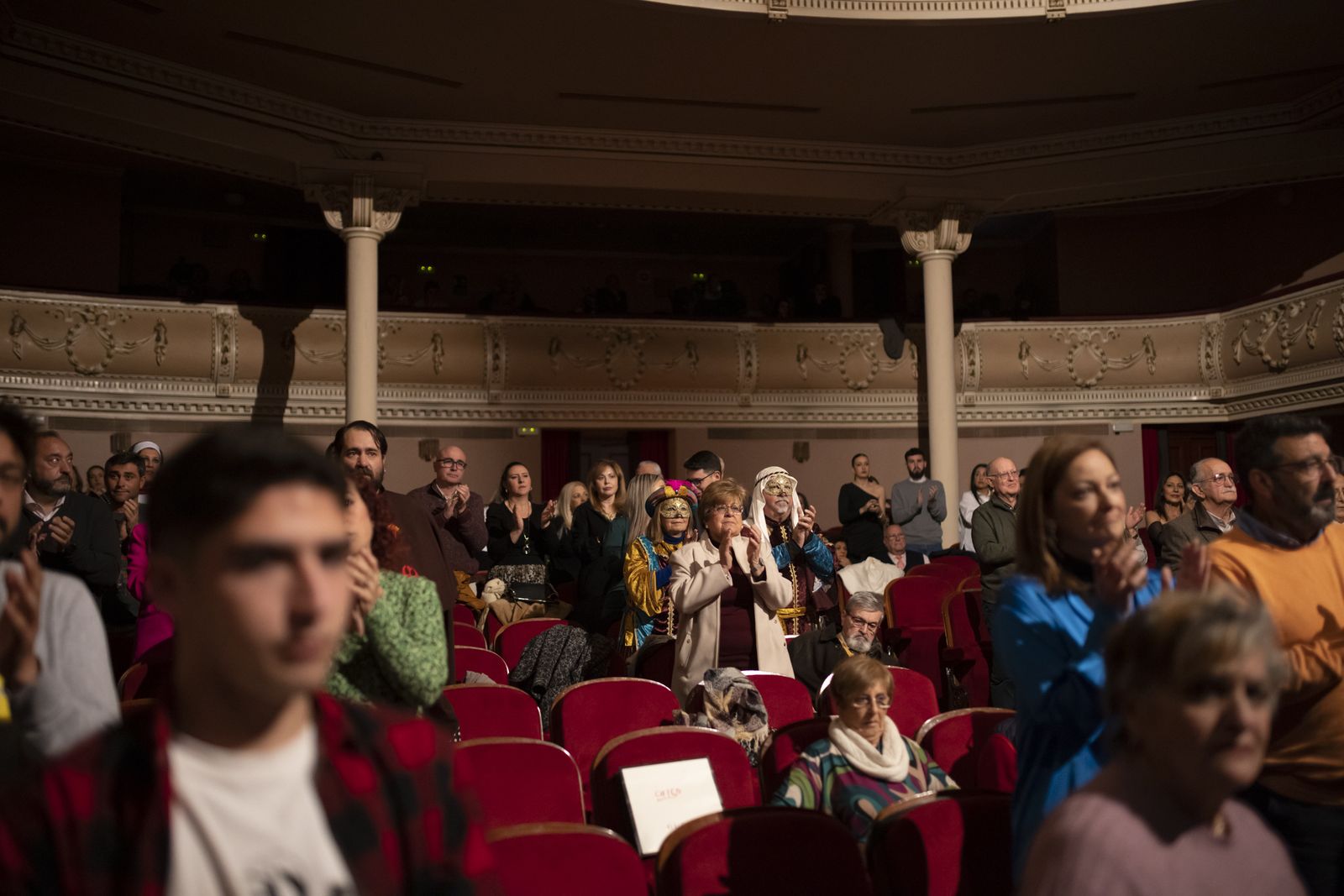 Ambiente en la final  del Carnaval Colombino