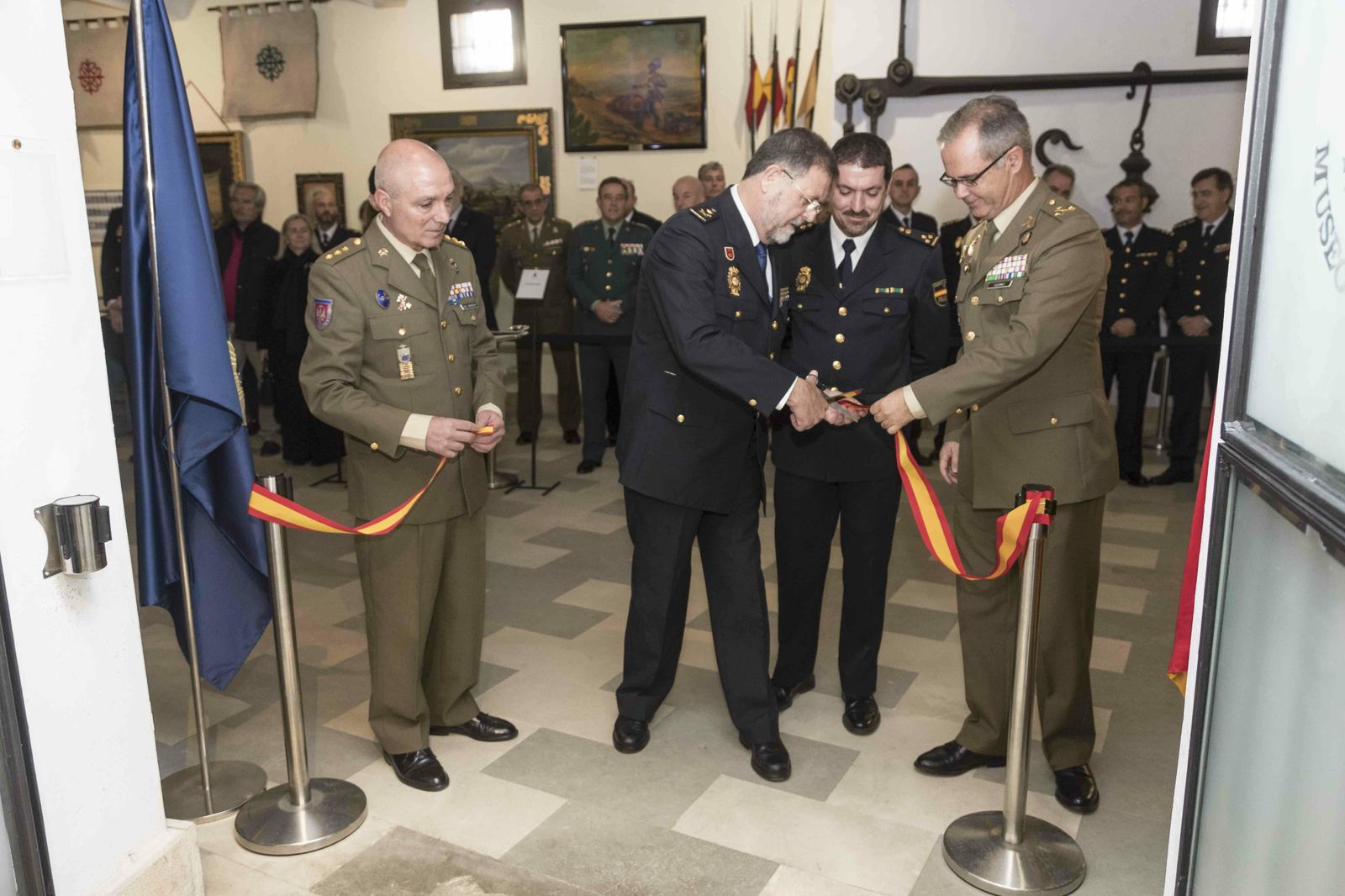 La exposición sobre la historia de la Policía Nacional