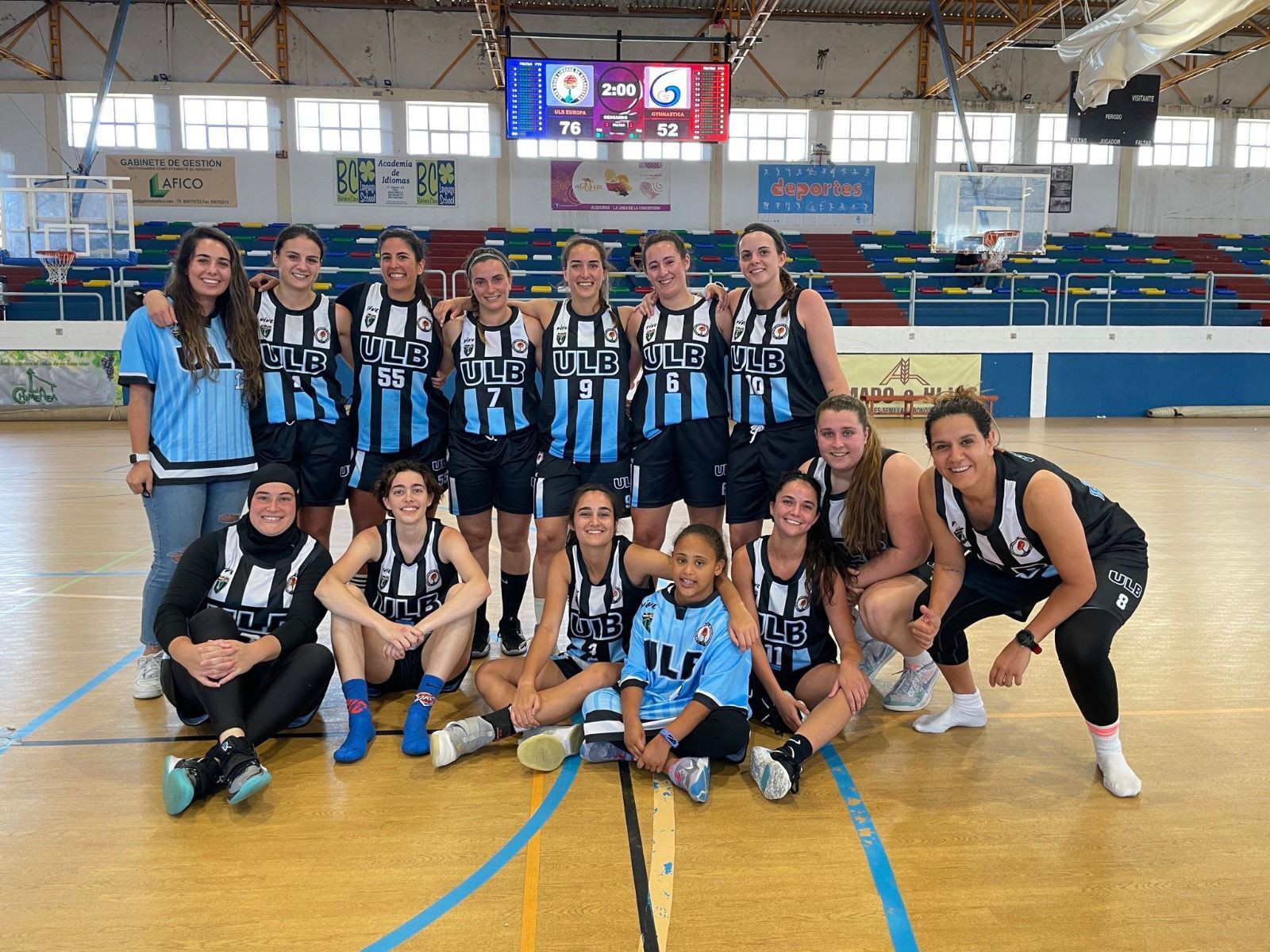 El equipo senior femenino de la ULB