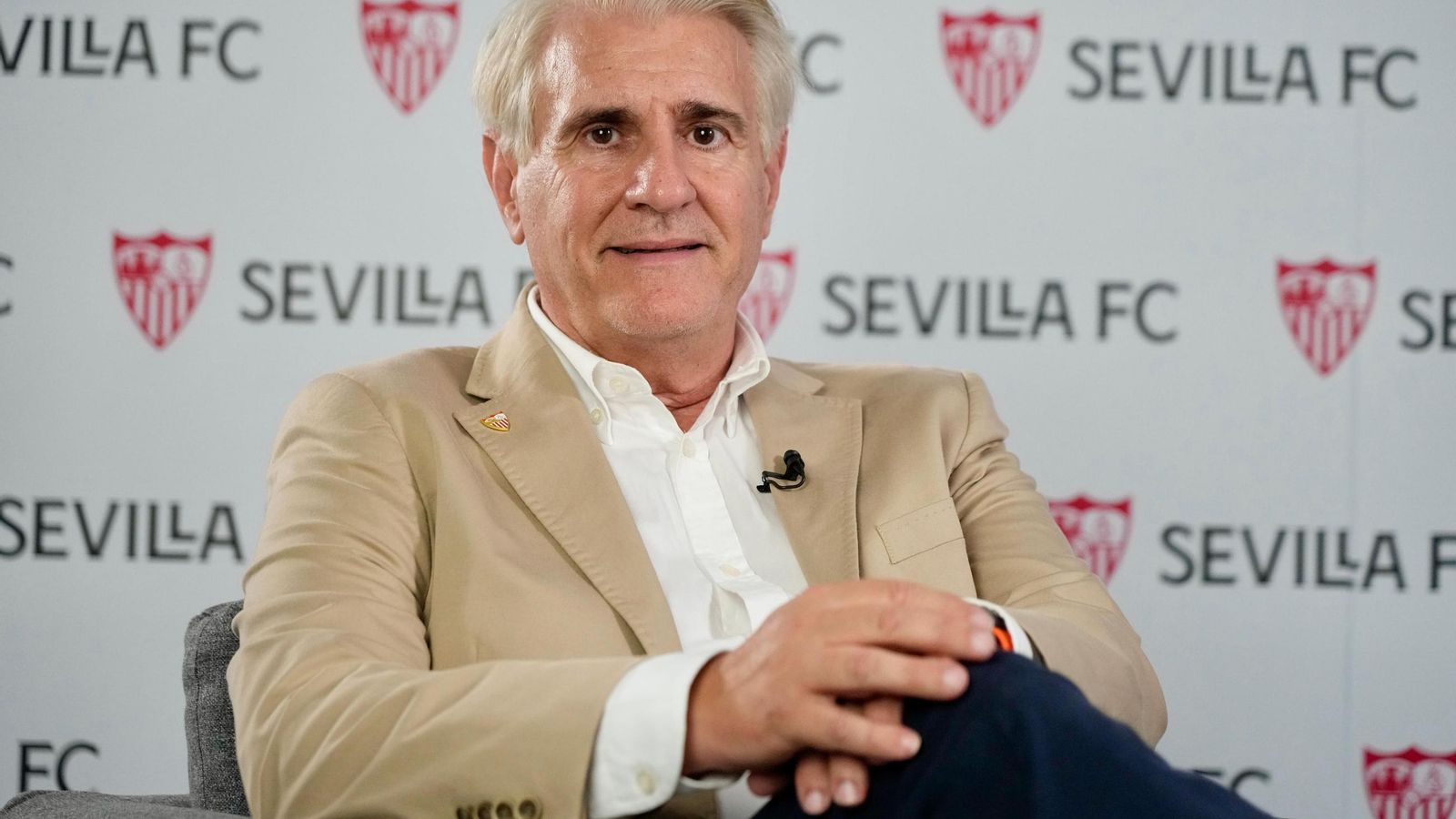 Primer día de Antonio Cordón en el Sevilla FC