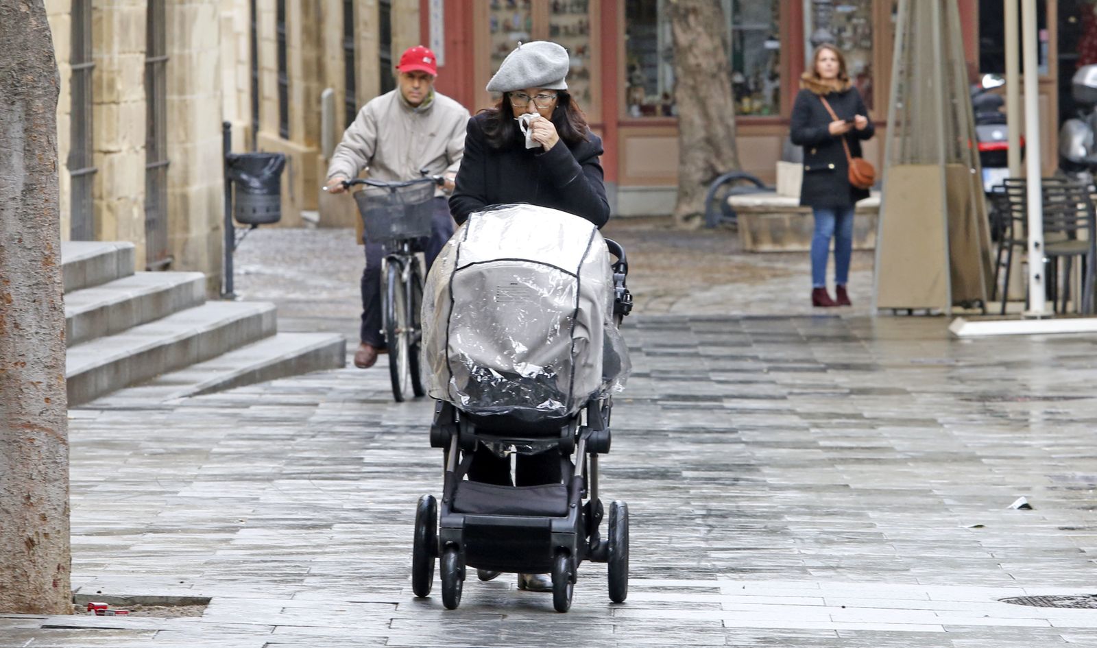 Imagen captada hace un año justamente en la calle Consistorio.
