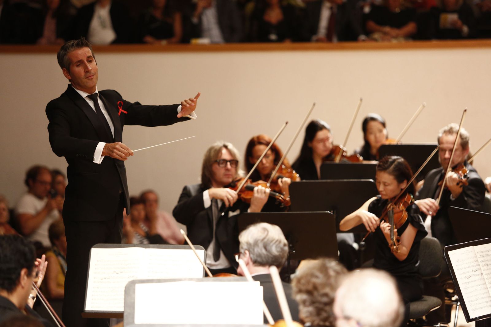 La Orquesta Ciudad de Granada, encargada de dar el recital, en una imagen de archivo.