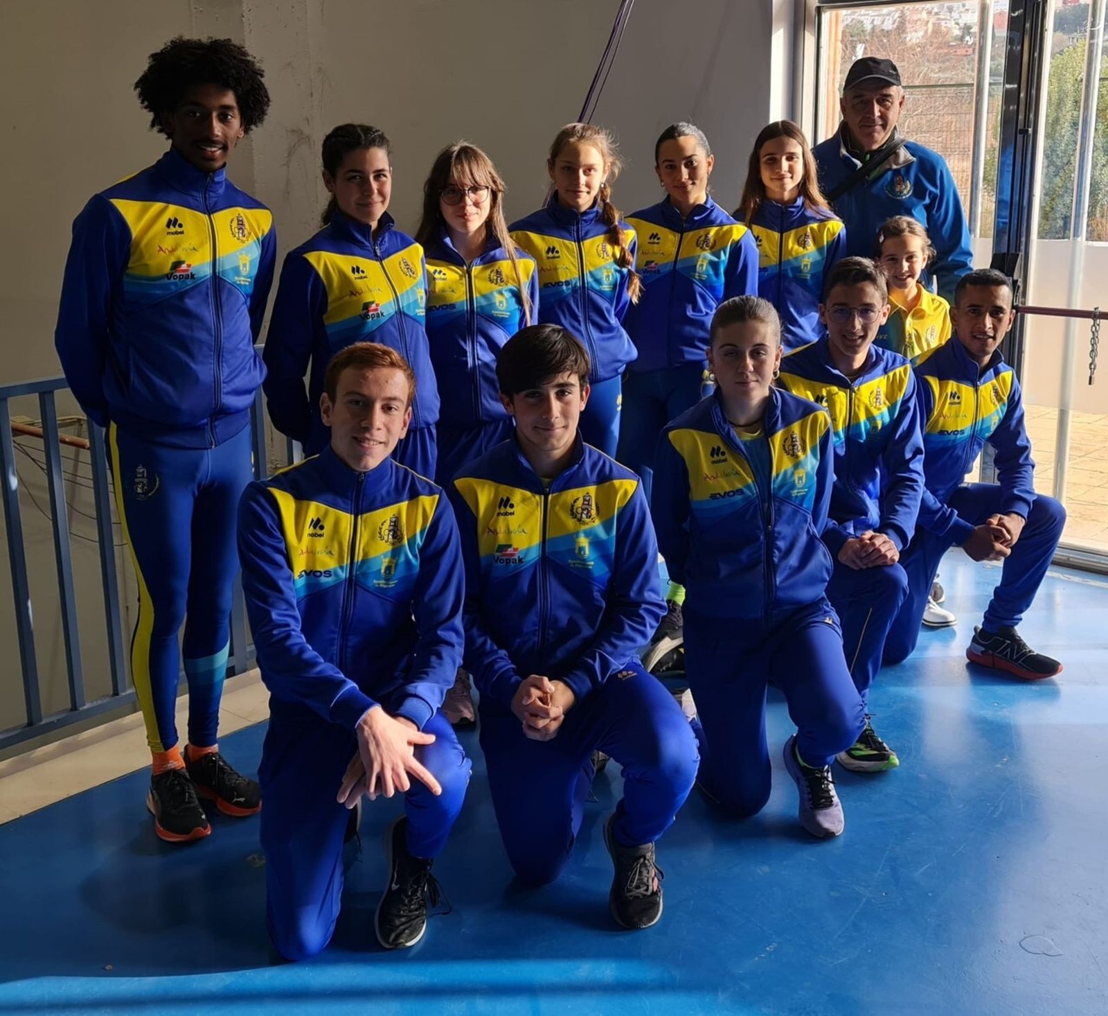 La expedición sub-20 del Bahía de Algeciras.