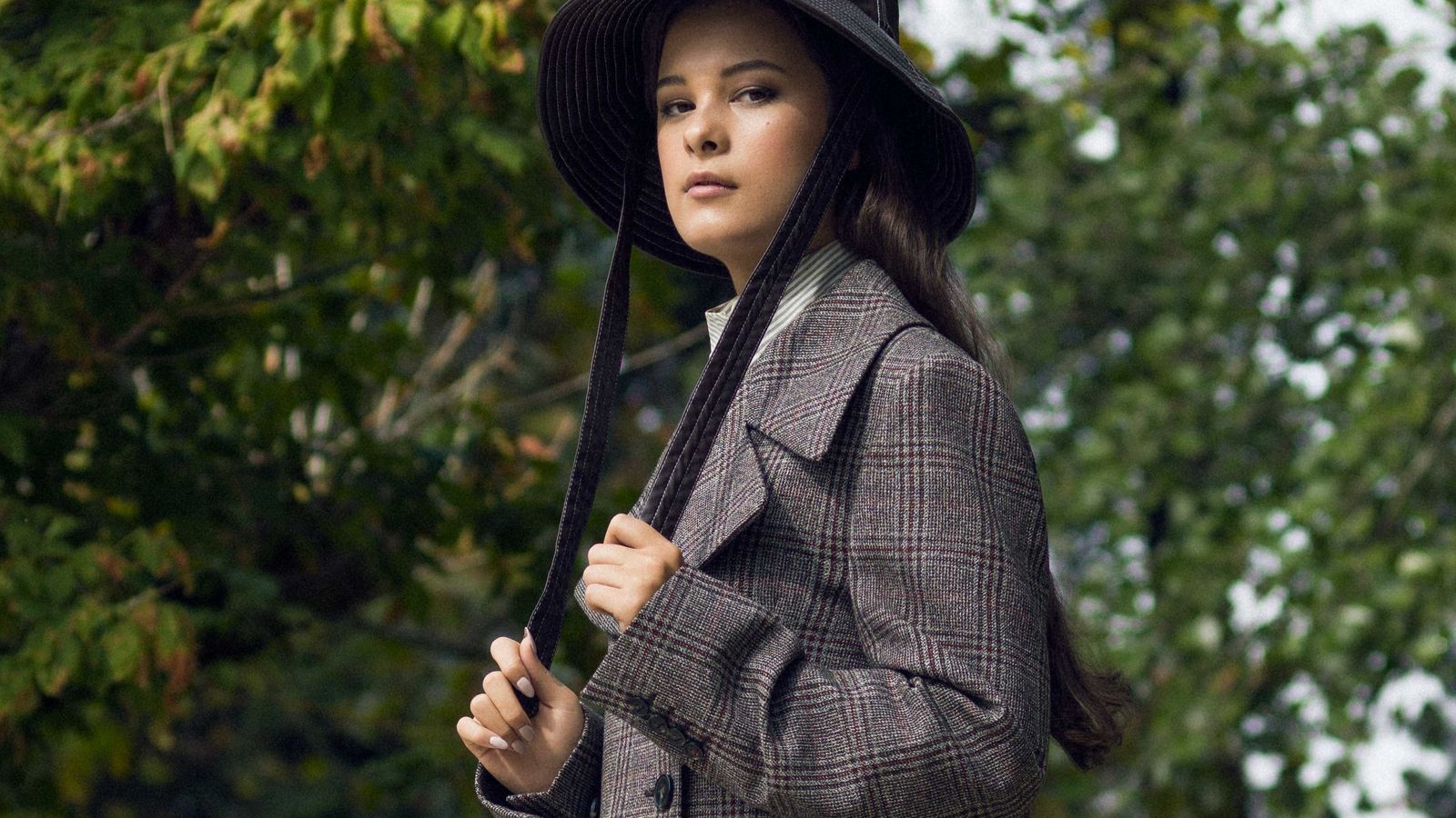 Manuela Sanz, en su primer posado en una revista.