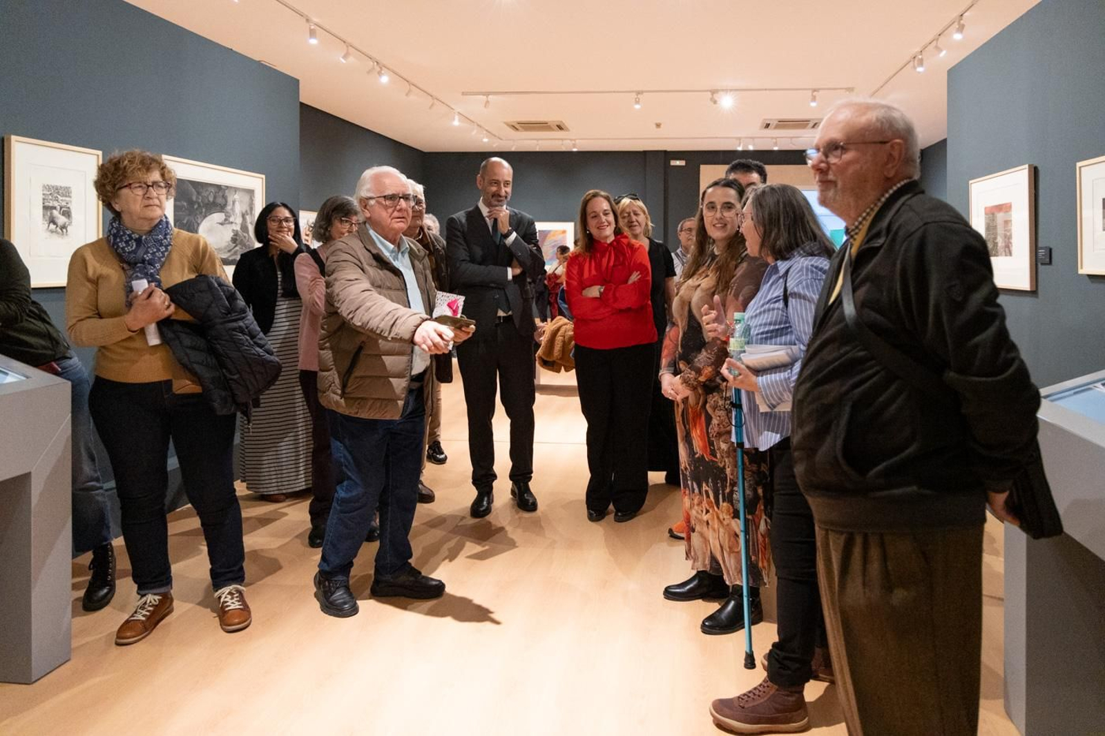 Inauguración de la nueva sala de exposiciones permanentes del Museo de Jaén con la colección de arte gráfico
