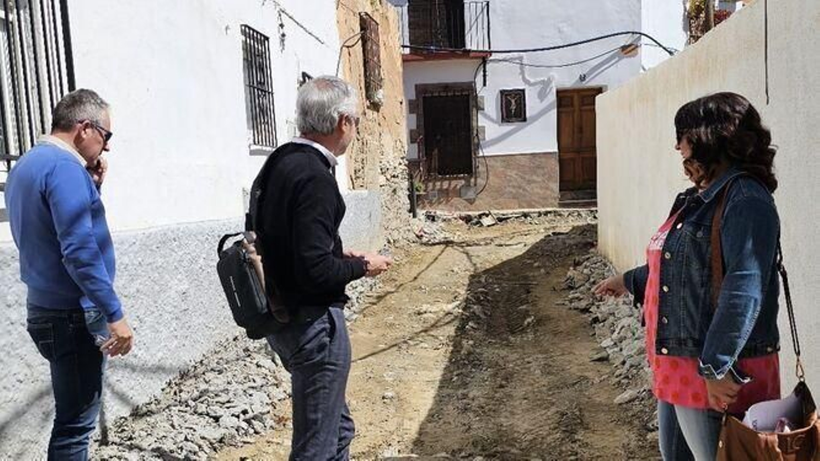 Unas obras mejorarán la accesibilidad y las redes de suministro en el Barrio Alto de Órgiva
