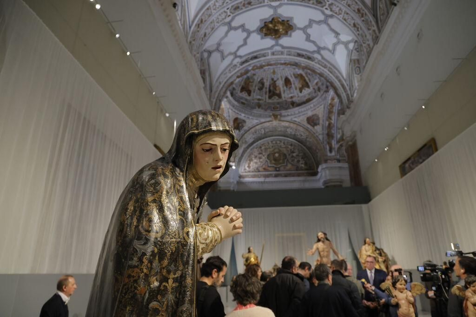 Una de las obras de Pedro Roldán expuestas en el Bellas Artes de Sevilla.