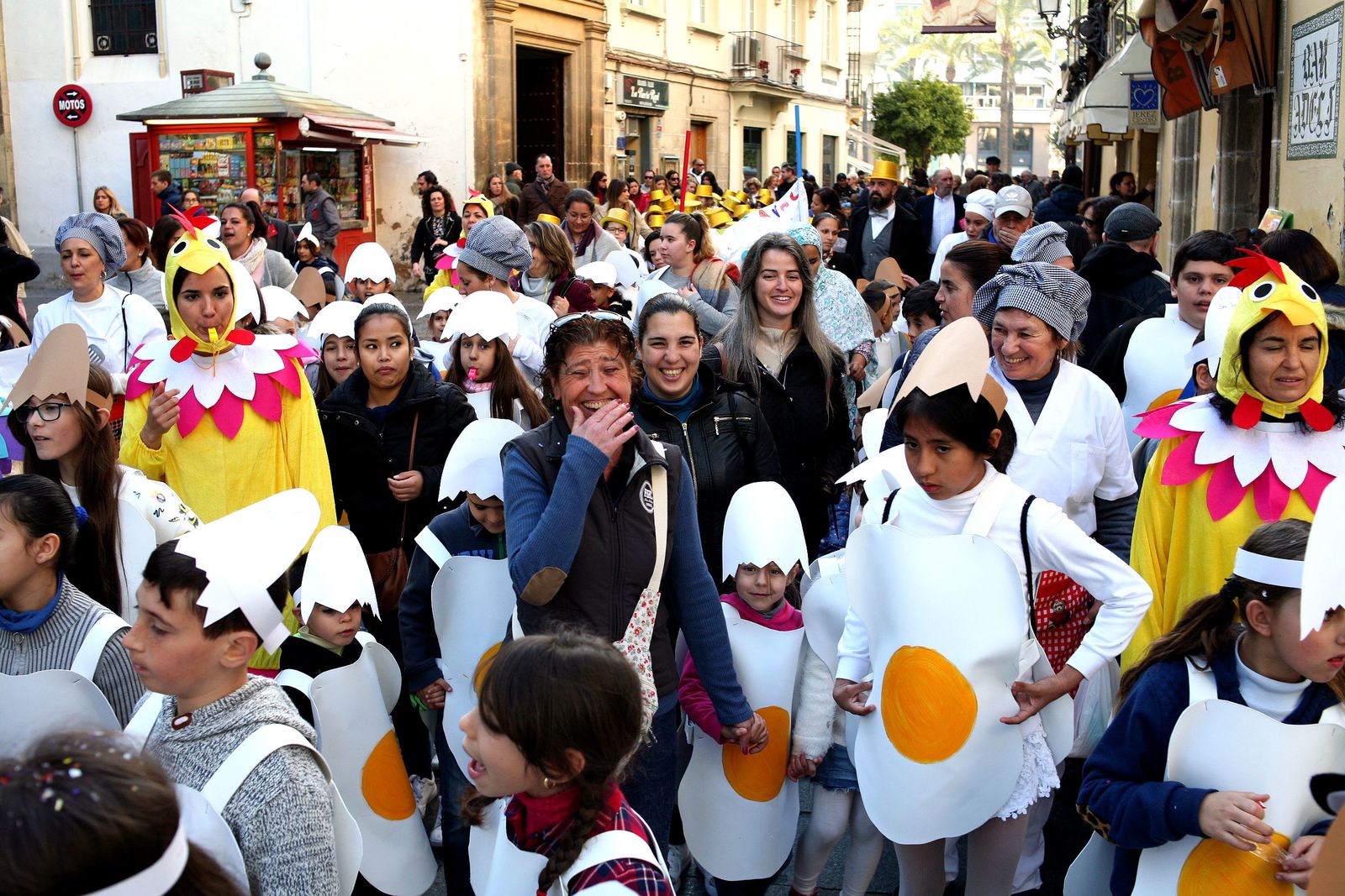 Imagen de una pasada edición del Carnaval de Jerez.