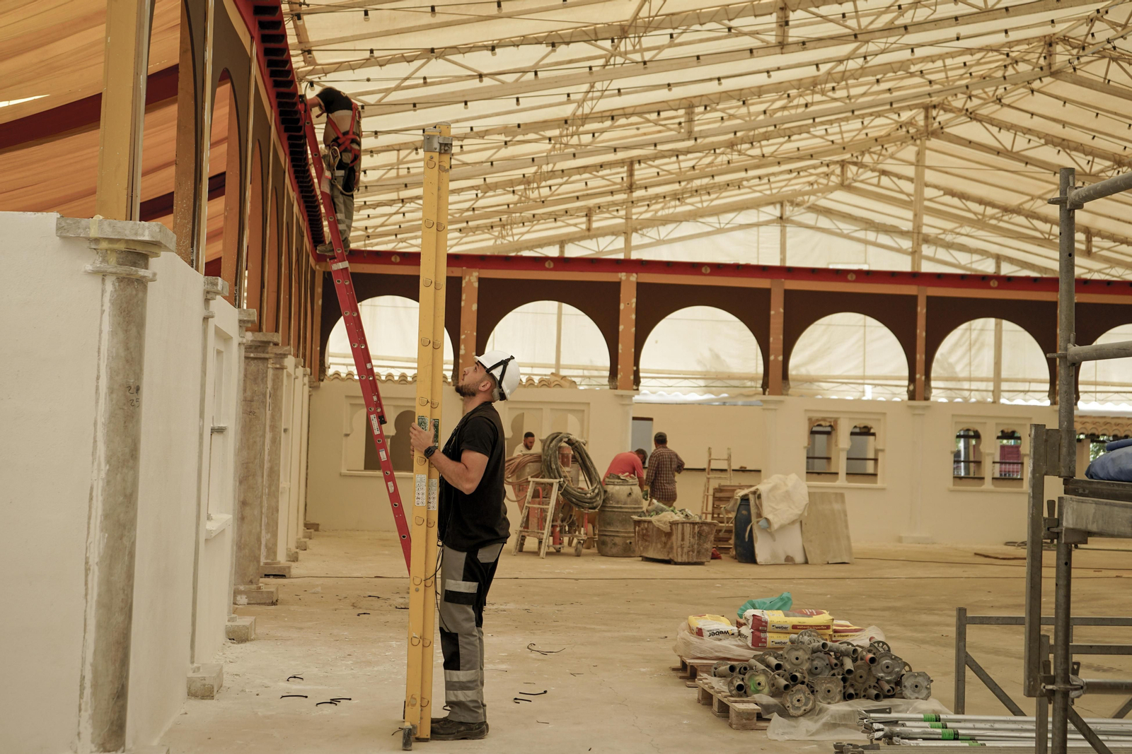 Corpus de Granada: Así va la preparación de la feria en Almanjáyar