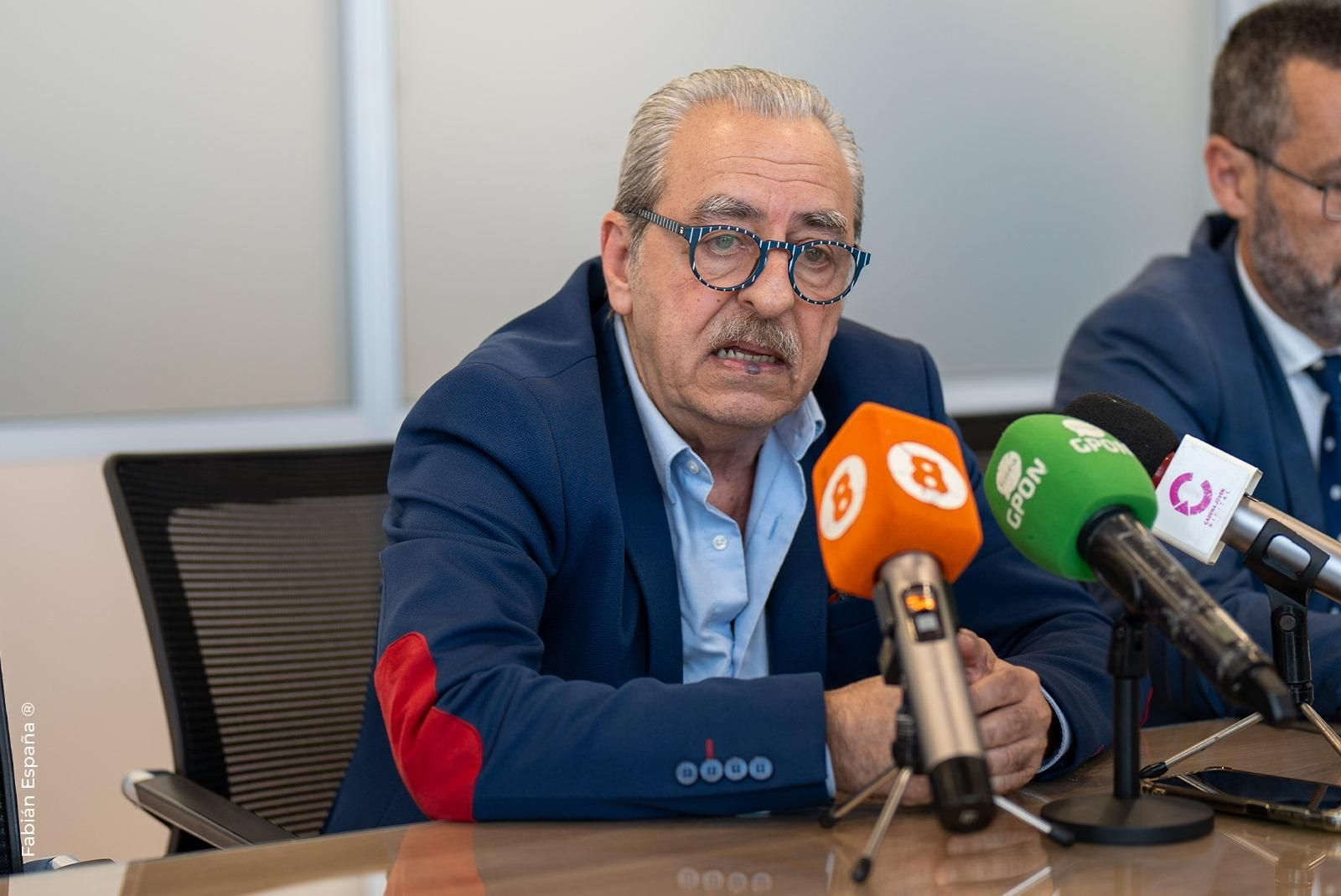 José Luis García Guillermo, en la presentación como pregonero de la Velada y Fiestas de La Línea 2025.