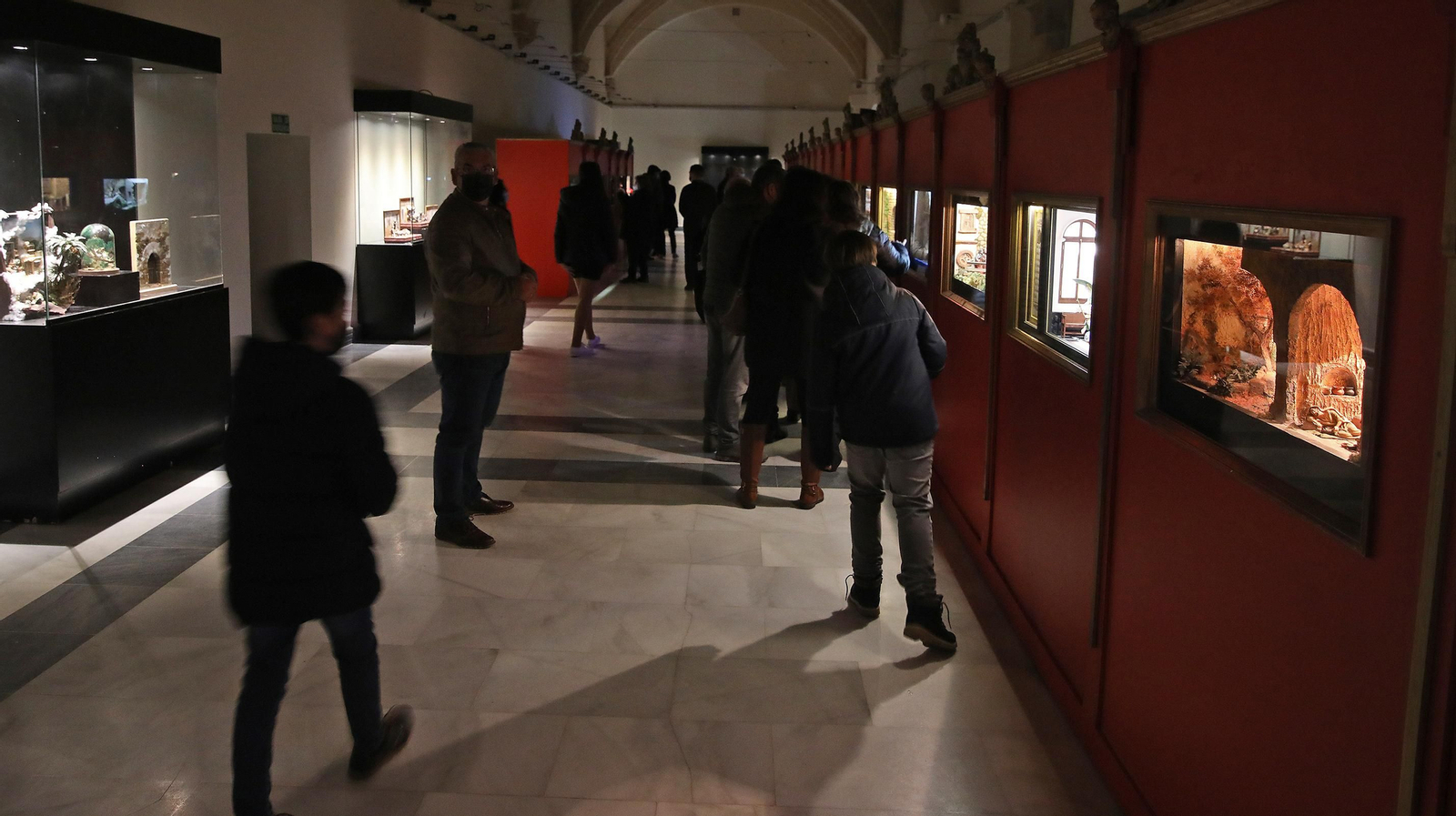 Imagen de la exposición de dioramas en los Claustros, el año pasado.