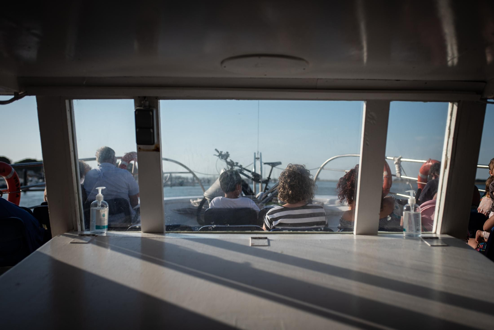 Un paseo en la Canoa de Punta Umbría en imágenes