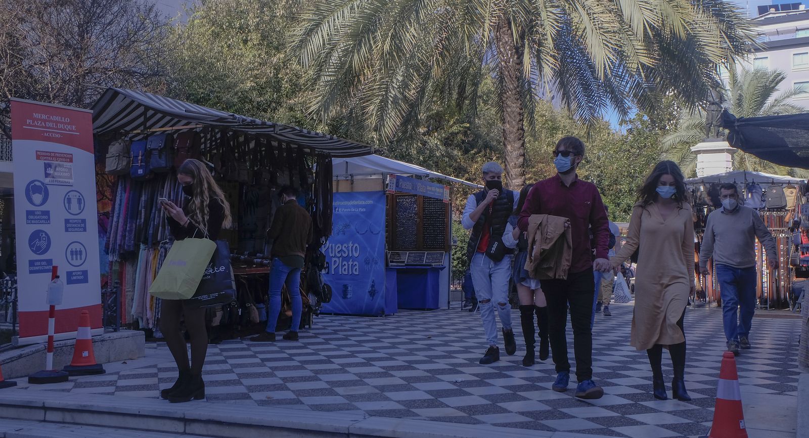 Sol y buen ambiente en Sevilla.