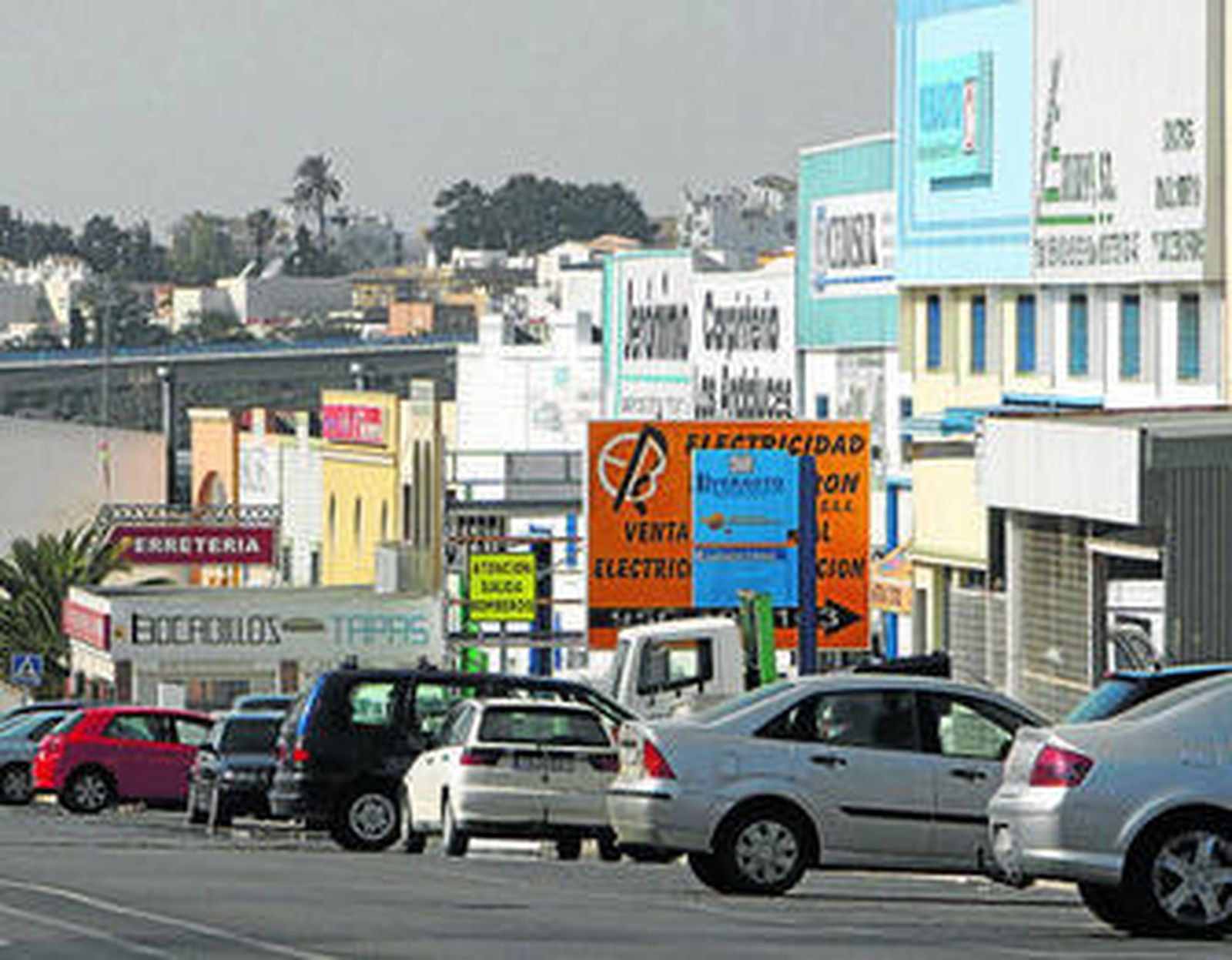 Vista del polígono industrial de Pelagatos.
