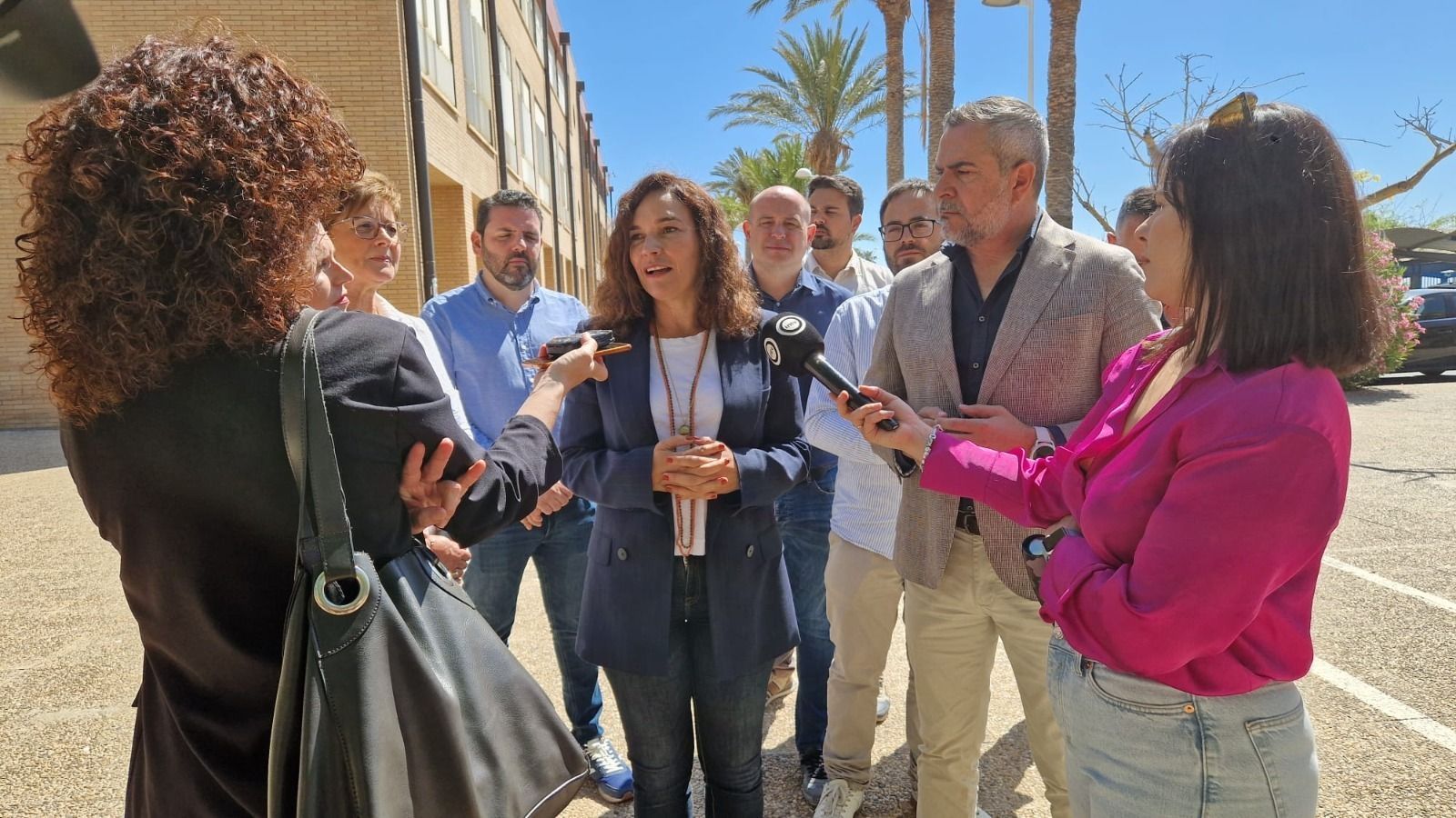 Lina Gálvez ha visitado este lunes la Universidad de Almería.