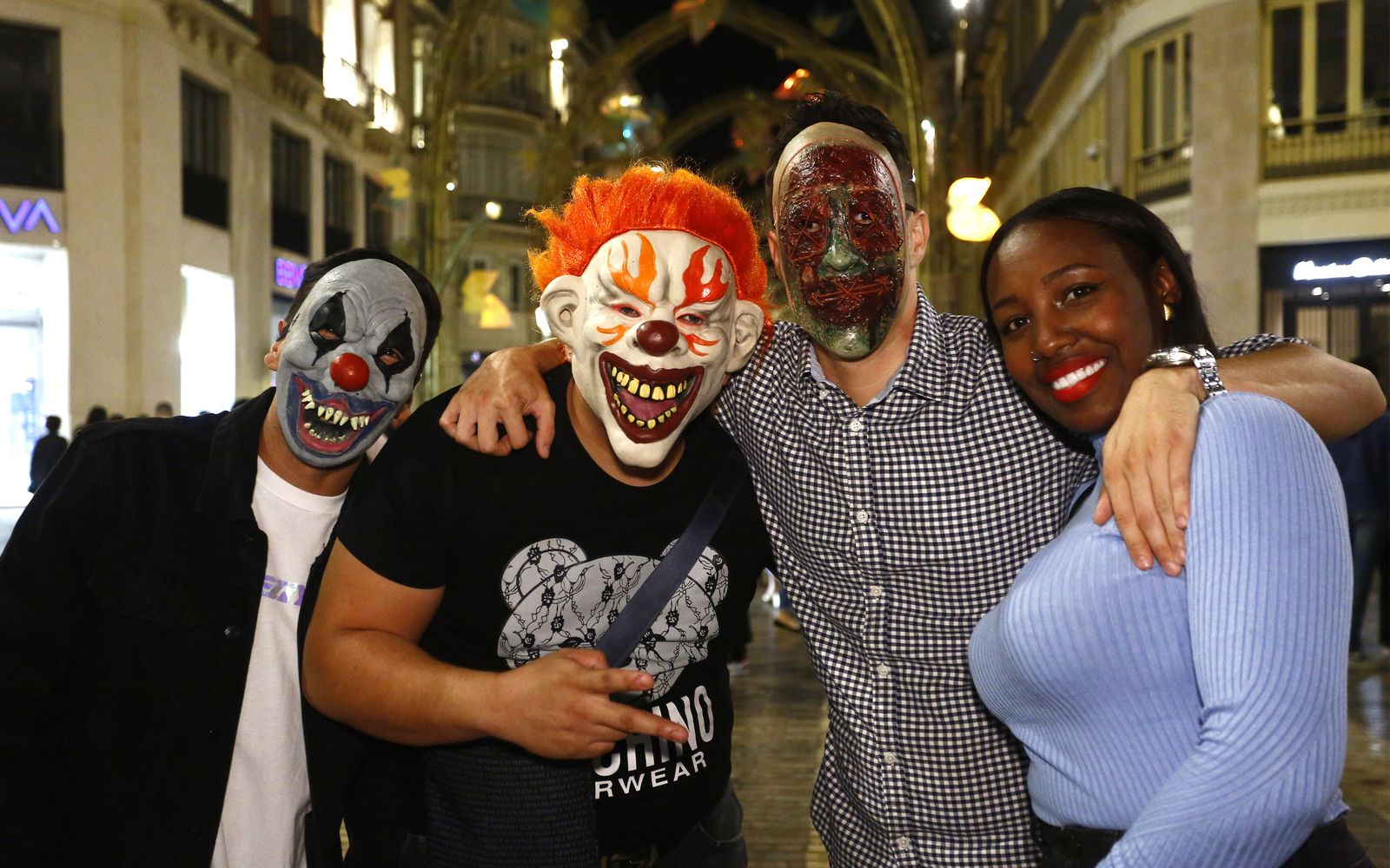 Las fotos de la noche de Halloween en Málaga