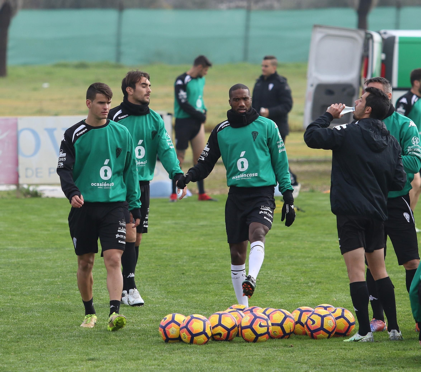 Bergdich, durante una sesión, junto a Esteve y Samu.