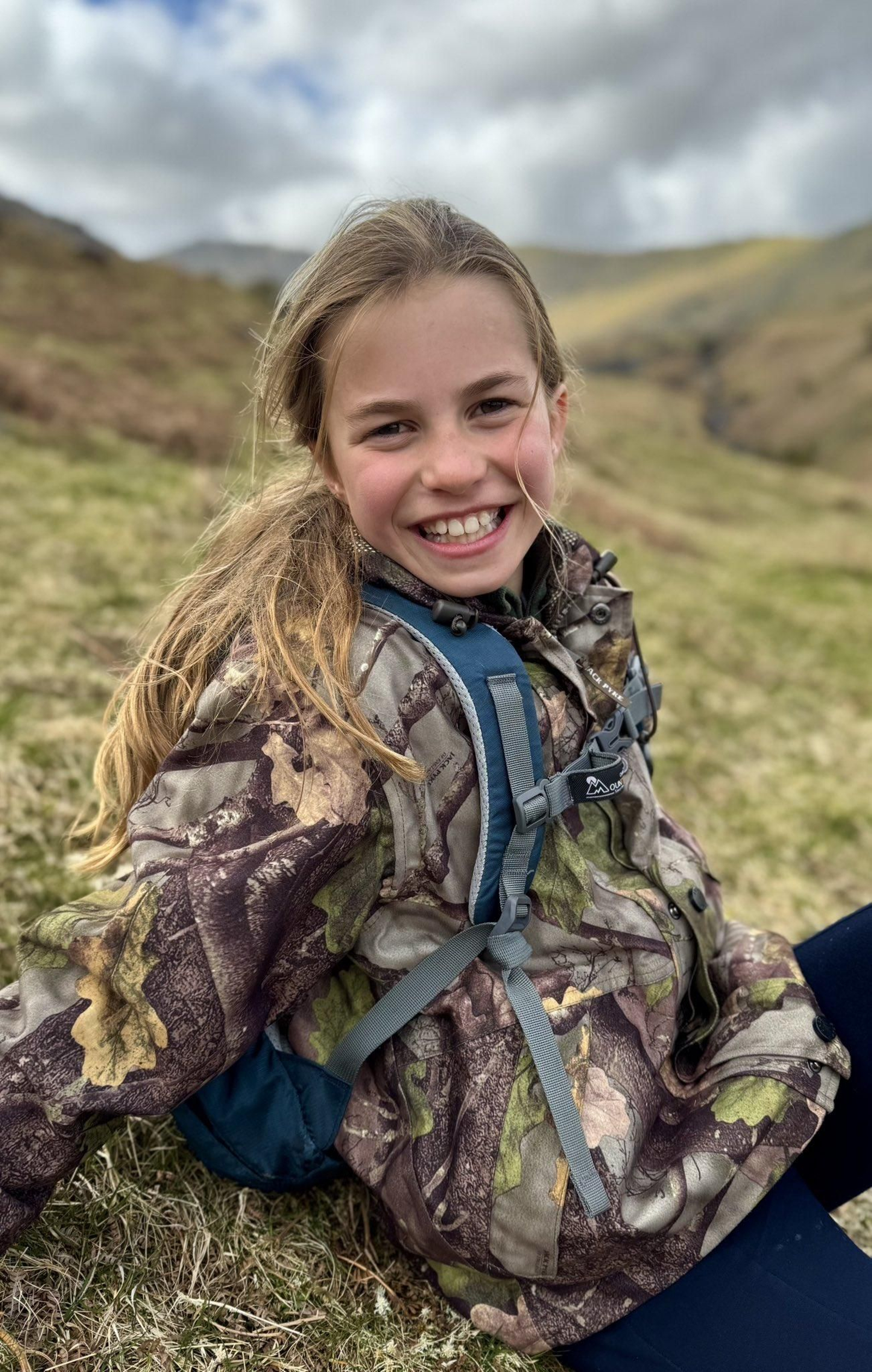 Carlota de Gales en la foto compartida por el palacio de Kensington