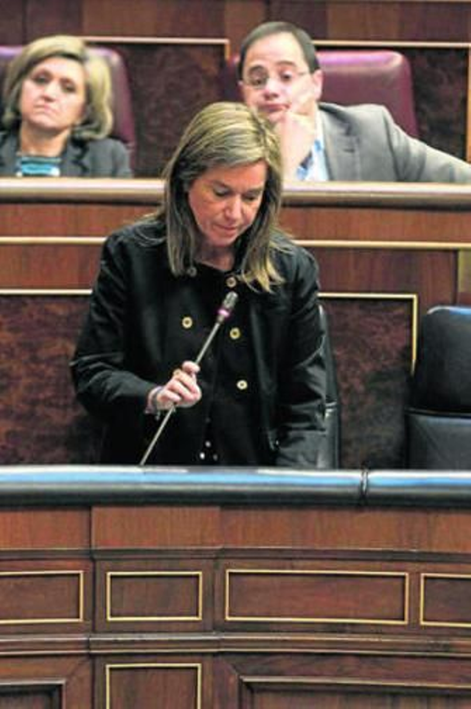 Ana Mato, ayer en el Congreso de los Diputados.