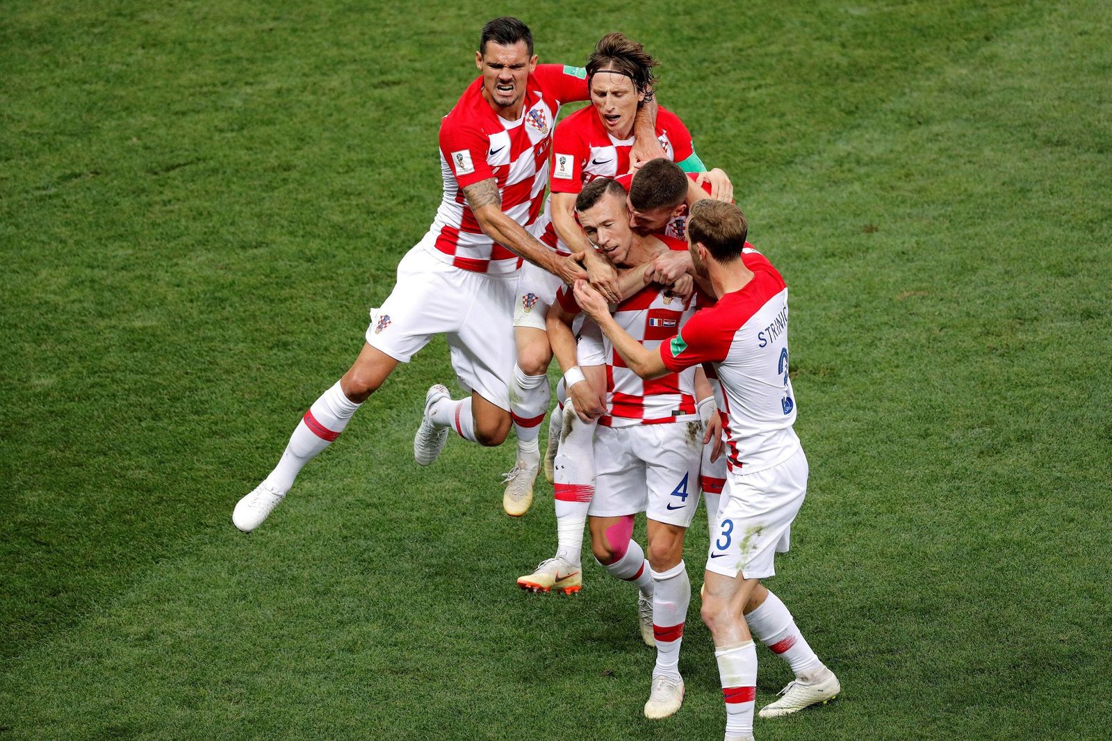 El Francia-Croacia de la final del Mundial de Rusia, en imágenes