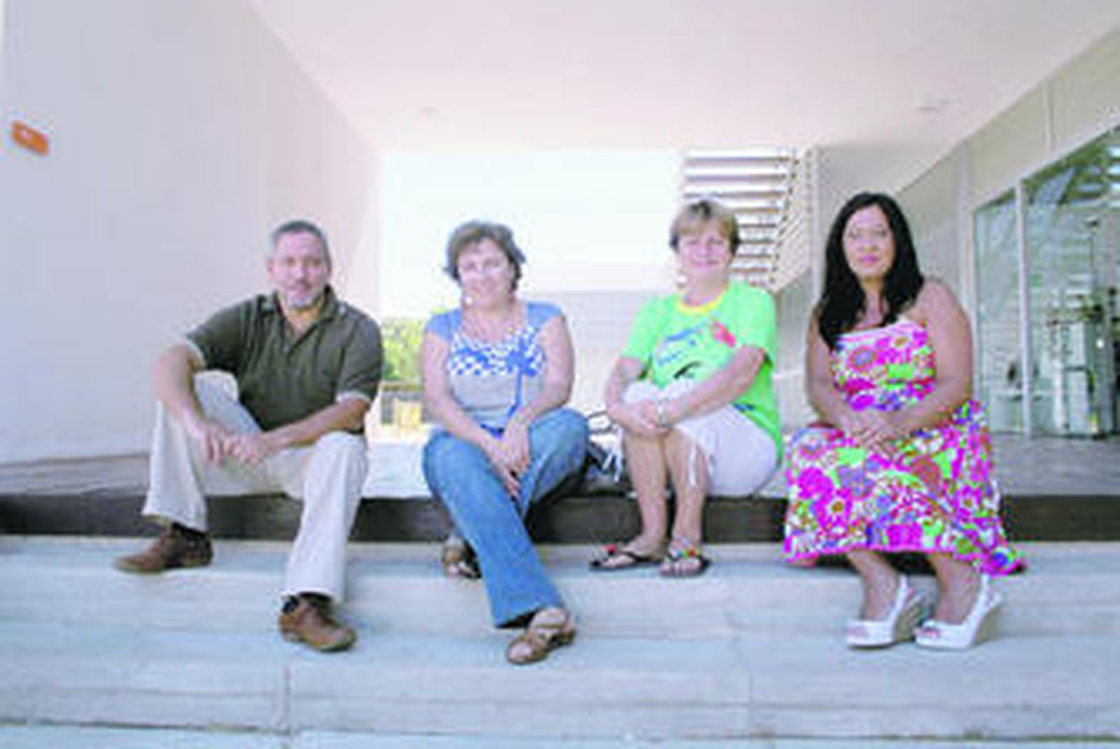 Juan Carlos Suárez Villegas, Agustina Díaz Guerra y Elisa Güidi.