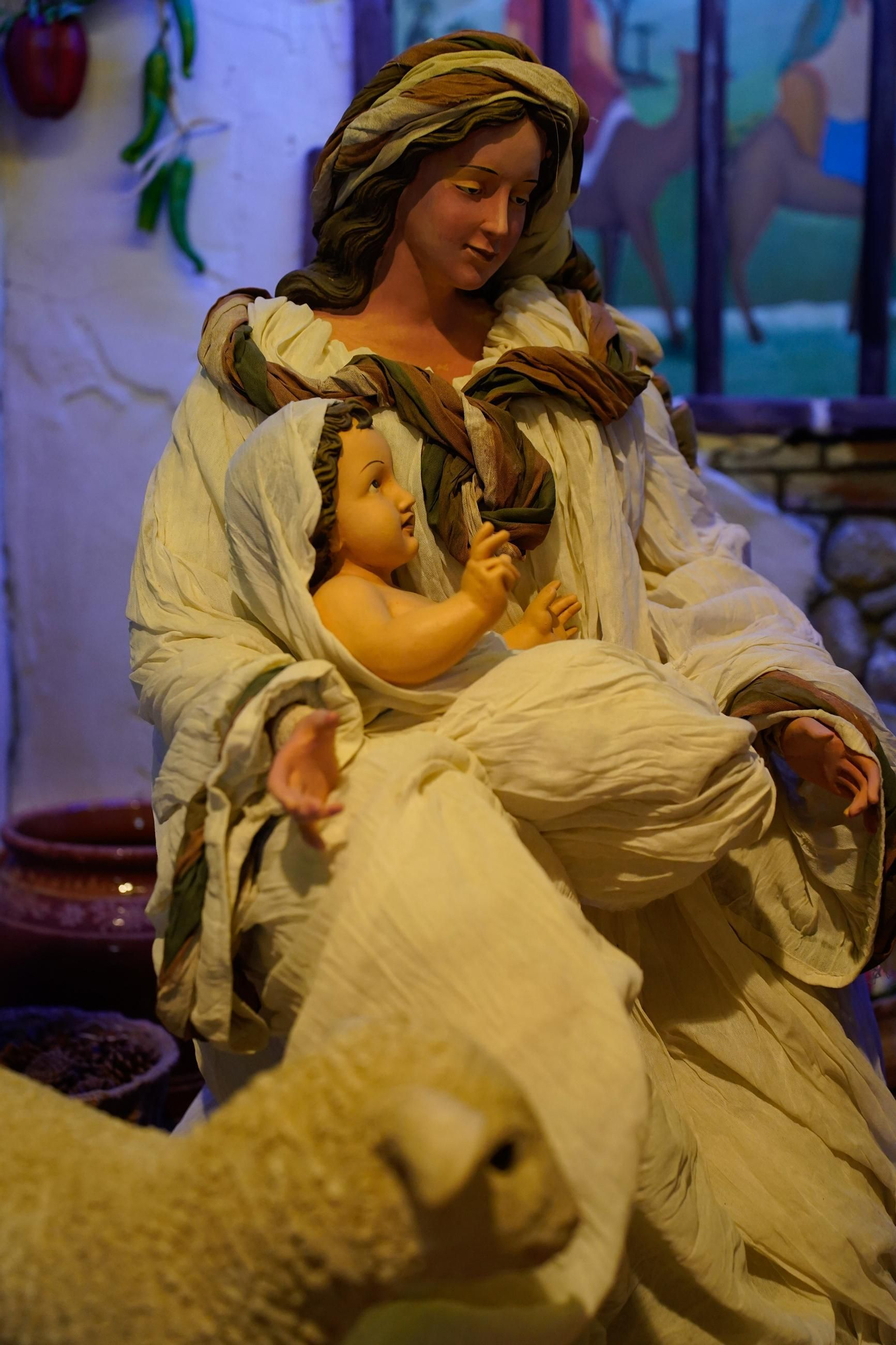 Fotos del Belén de la Asociación de Belenistas de Algeciras `Oro, Incienso y Mirra´, en la Sala del Mercado Hotel Garrido