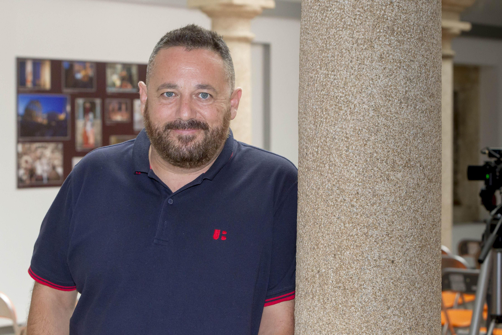 El actor malagueño Pepón Nieto, durante la entrevista.