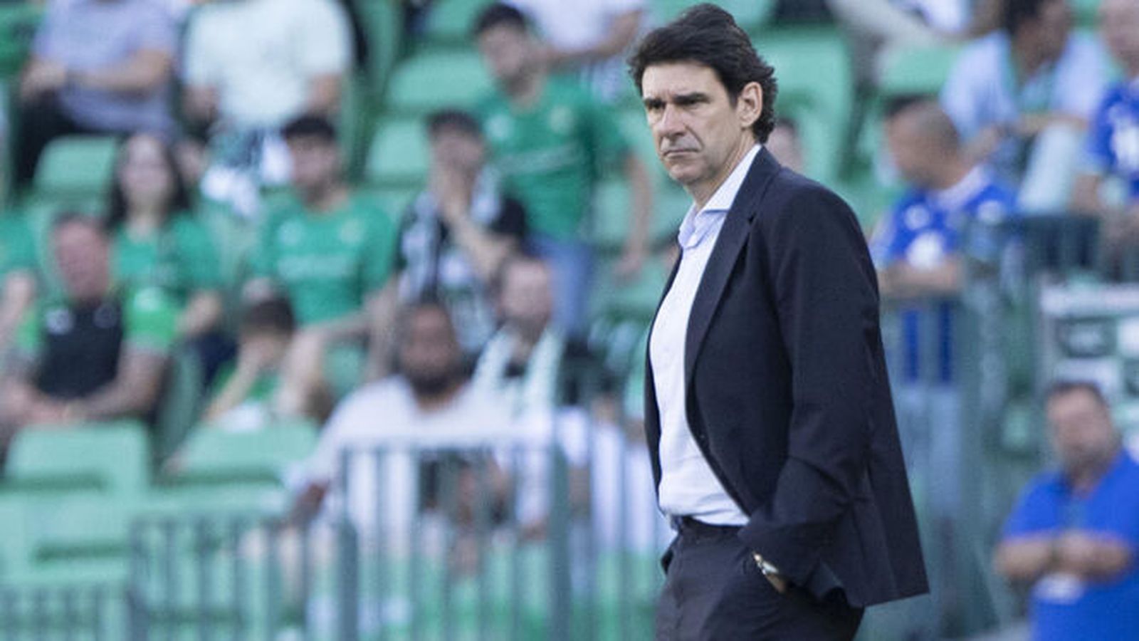 Aitor Karanka, en un partido al frente del Granada CF