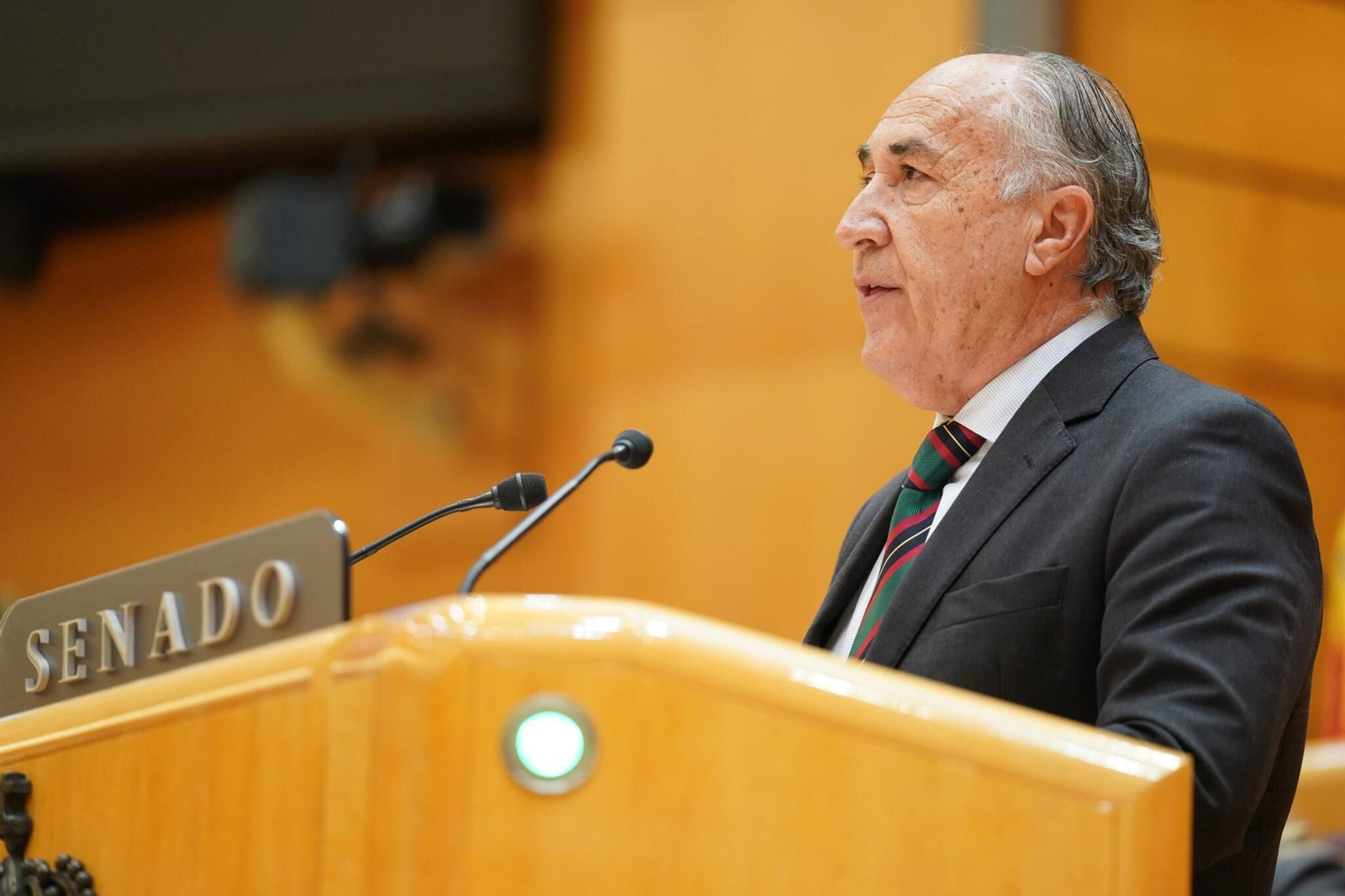 José Ignacio Landaluce, en el Senado.