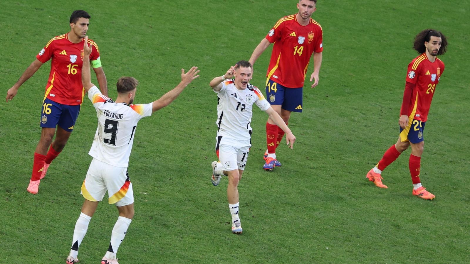 Las mejores fotos del España - Alemania