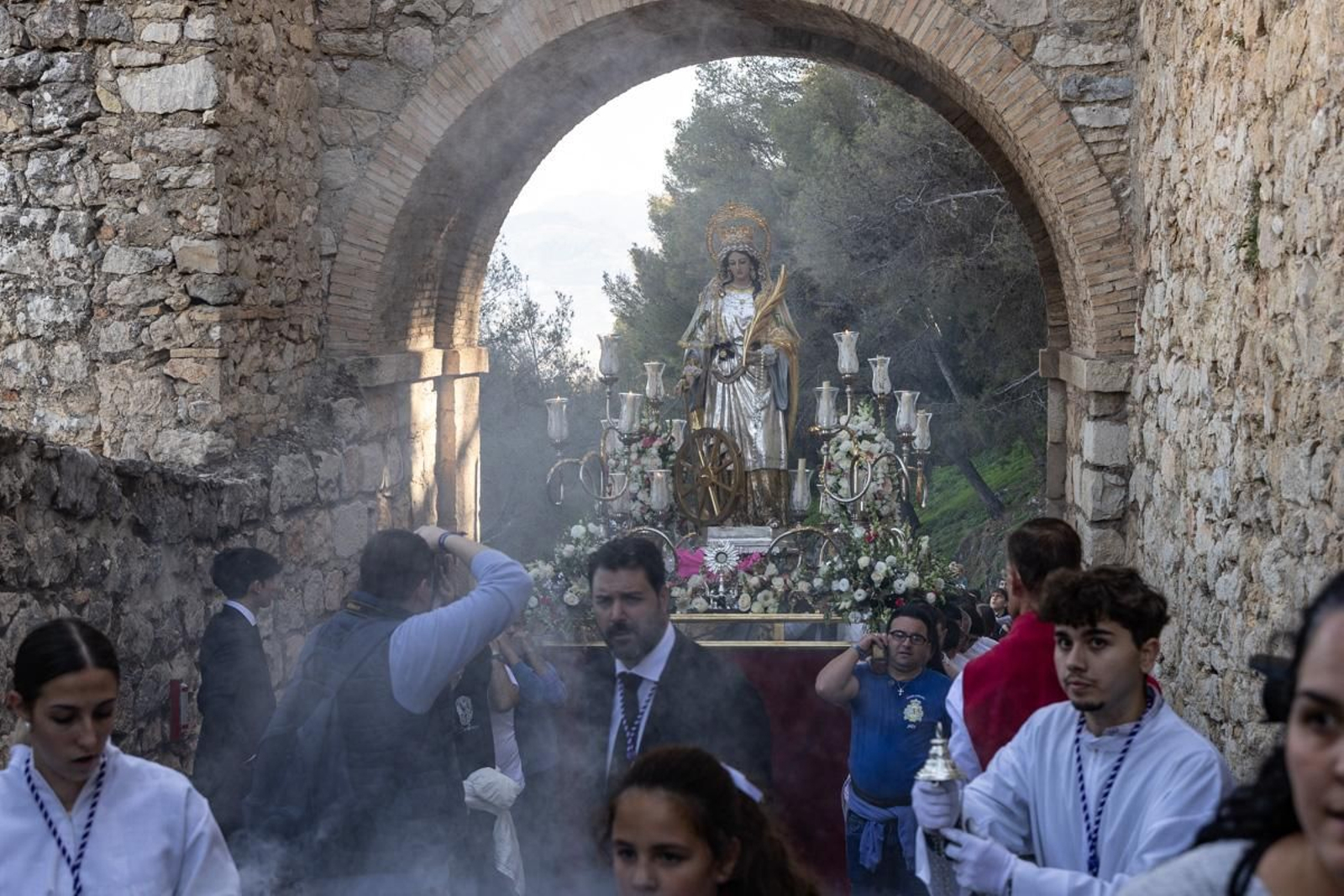 Romería en honor a Santa Catalina, en imágenes