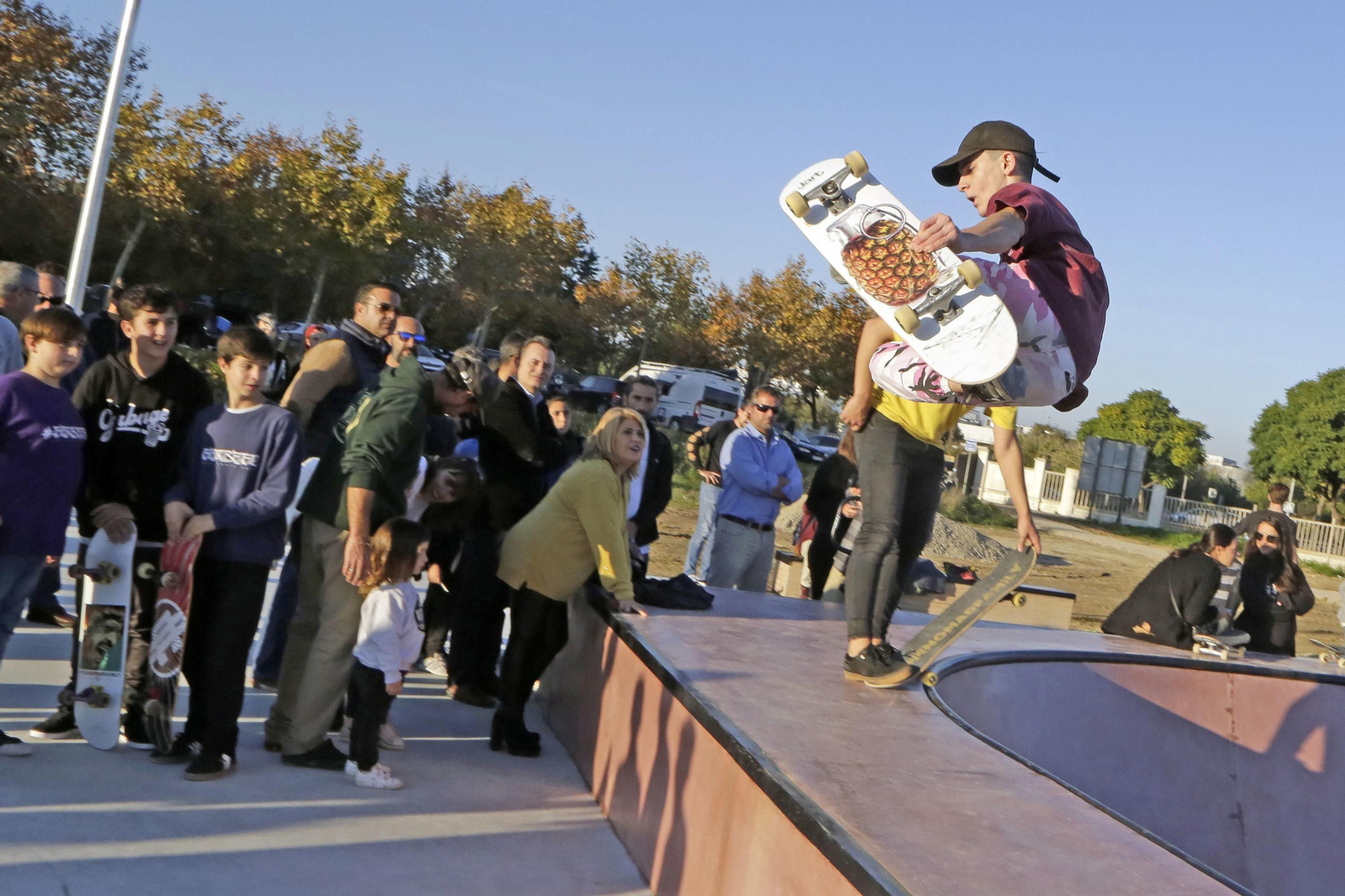 Inauguración del nuevo Skate Park en el complejo deportivo de Chapín
