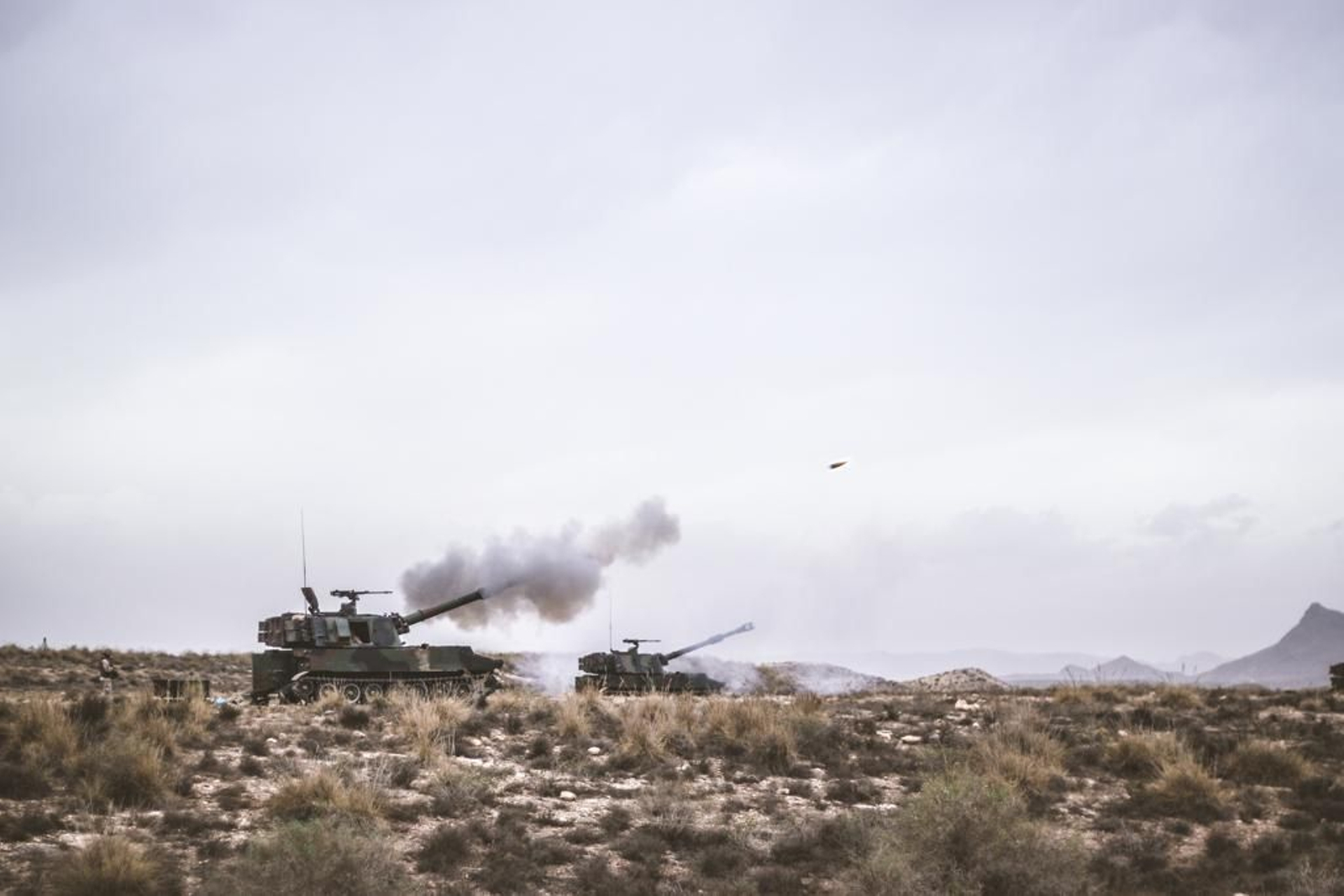 Imágenes de las maniobras del Tercio de Armada de Infantería de Marina en Almería