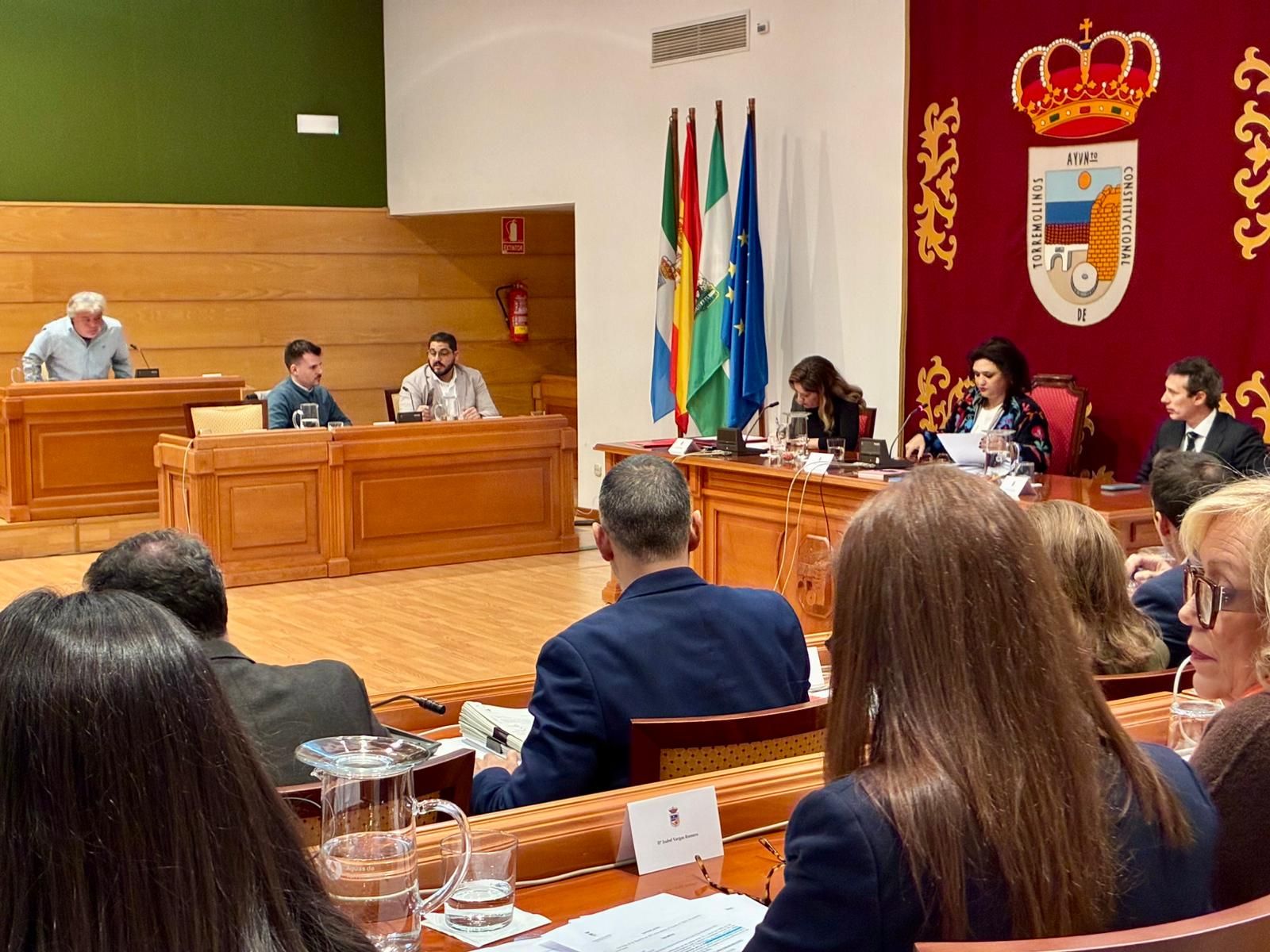 Un momento del Pleno celebrado este martes.