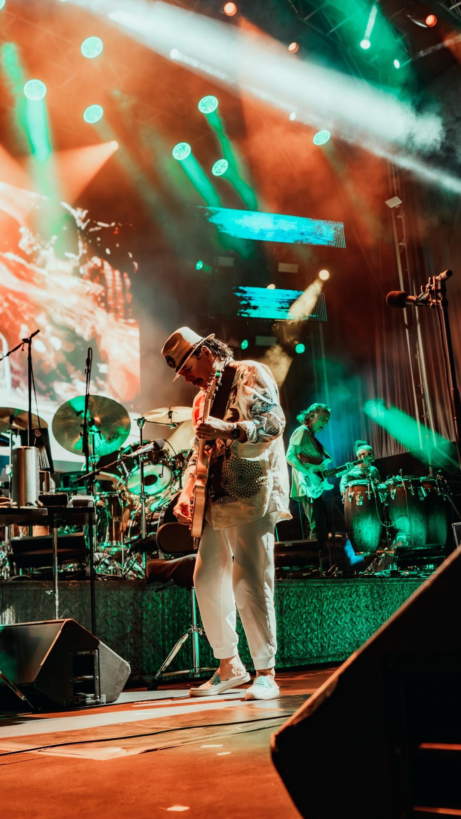 Las imágenes del concierto de Carlos Santana en Tío Pepe Festival en Jerez