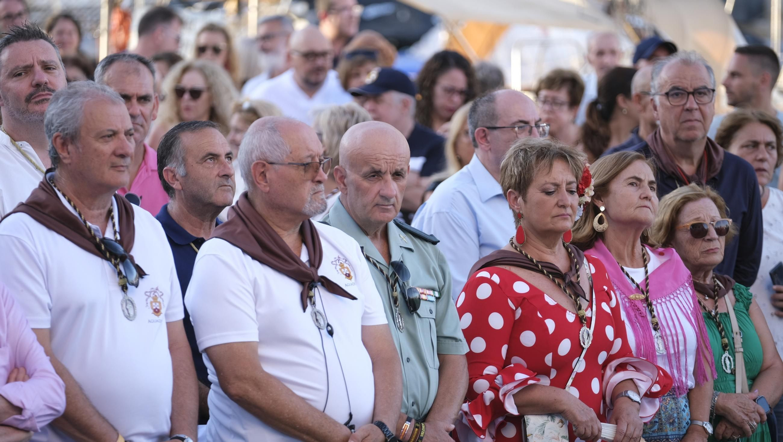 La procesión marítima de la Virgen del Carmen en Aguadulce, en imágenes