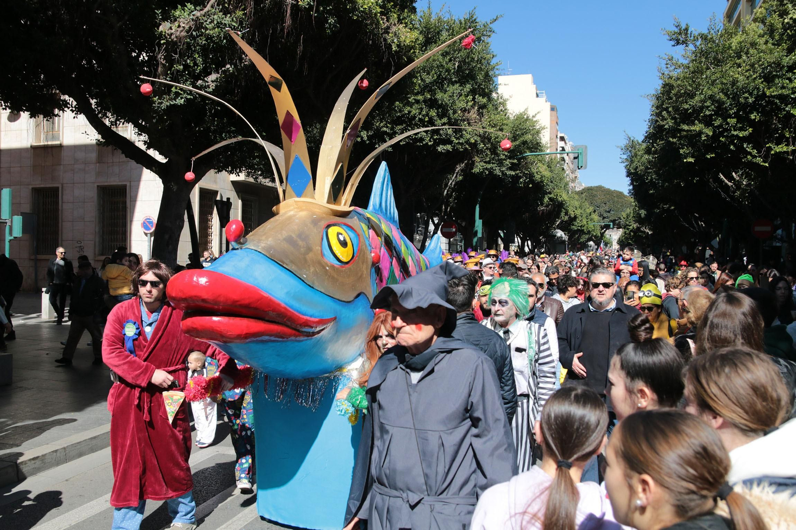 Las imágenes del Entierro de la Sardina de Almería