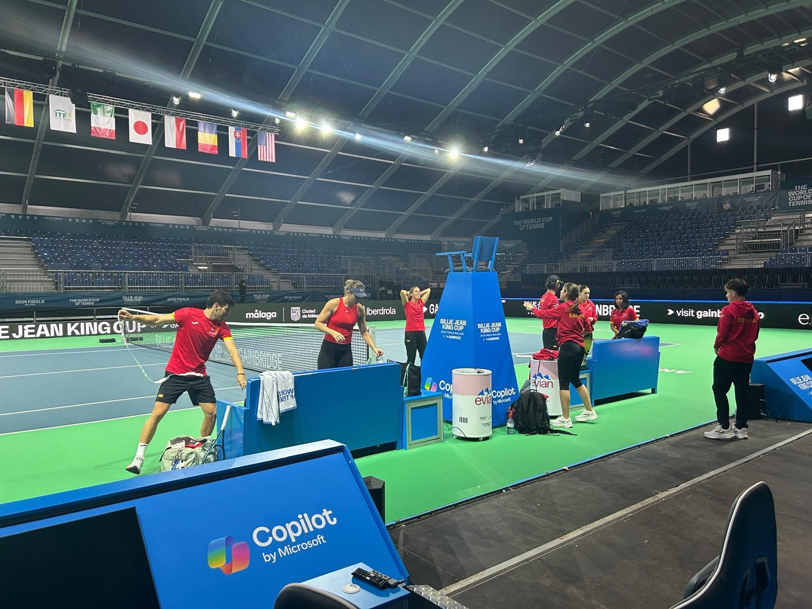 El miniCarpena para la Billie Jean King Cup, en fotos
