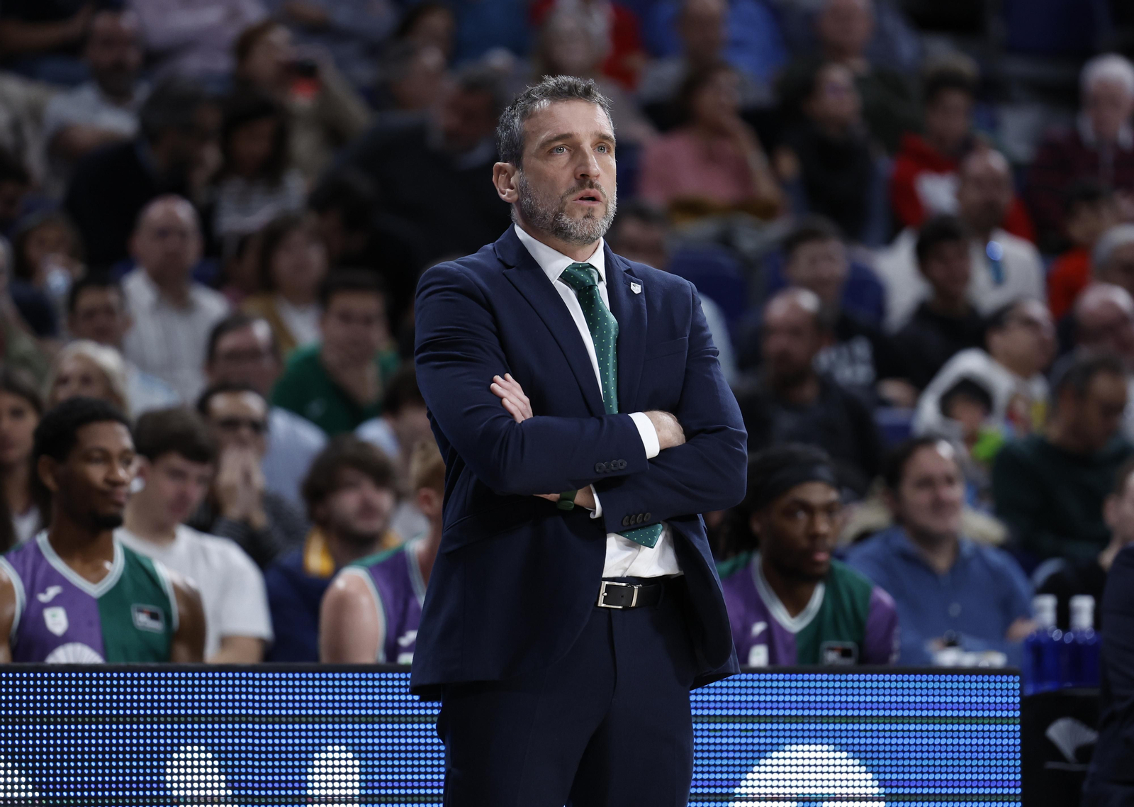 Ibon Navarro, durante el Real Madrid-Unicaja