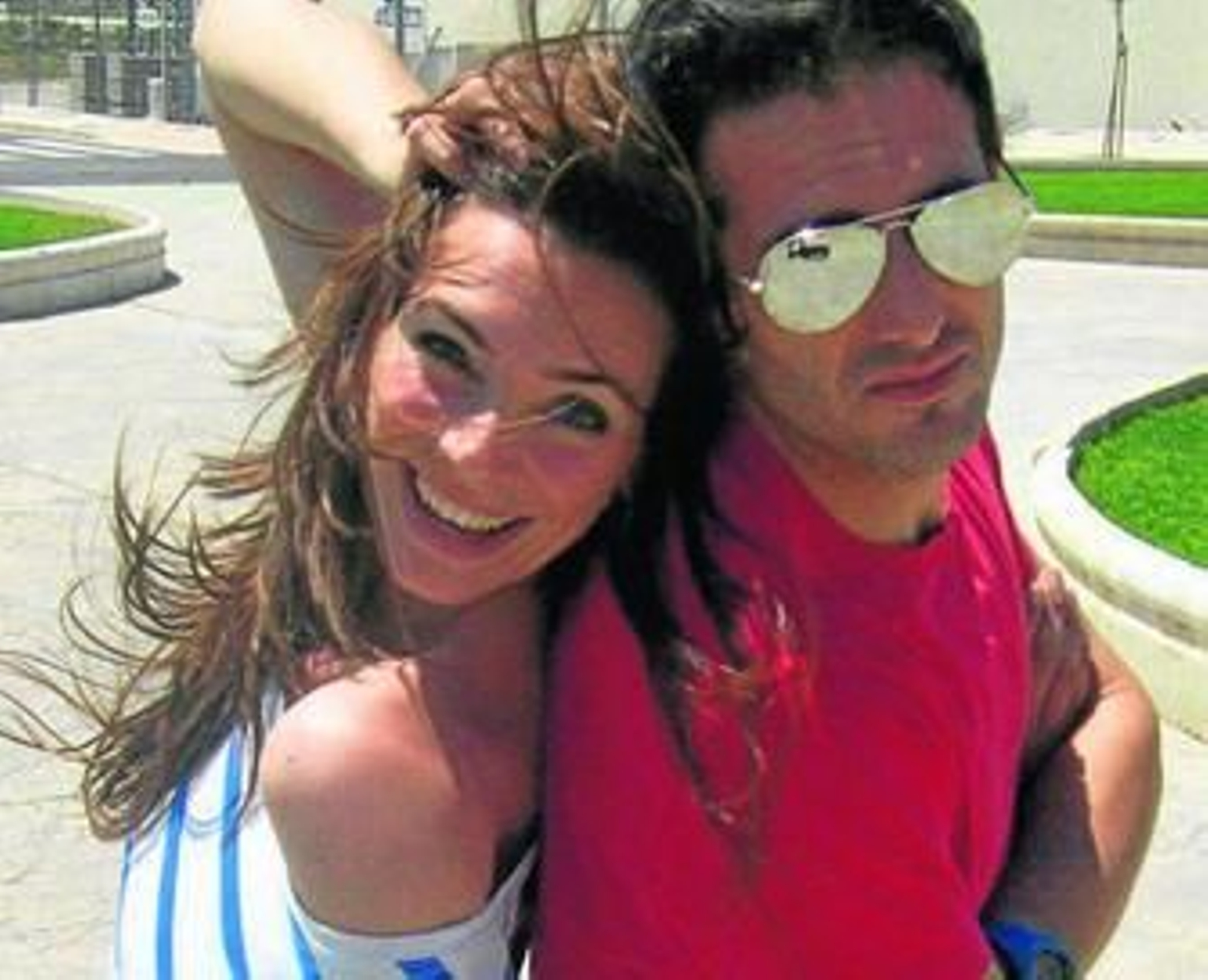 Leticia Valle y David Imbernón, actores del cortometraje.