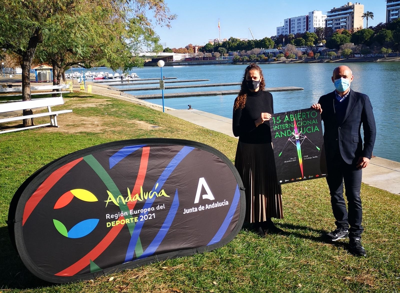 Una imagen de la presentación del XV Abierto Internacional de Andalucía.