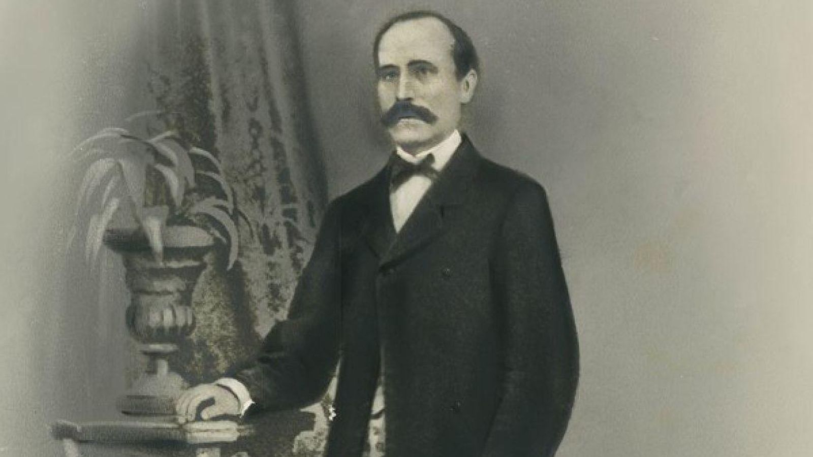 Retrato de José María Ventura en el siglo XIX.