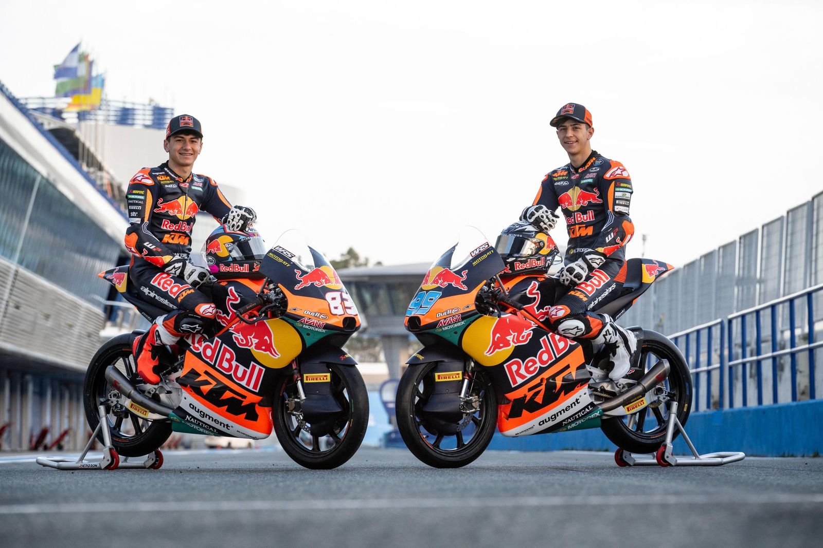 Álvaro Carpe y José Antonio Rueda, listos para la apertura del campeonato del mundo de Moto3.