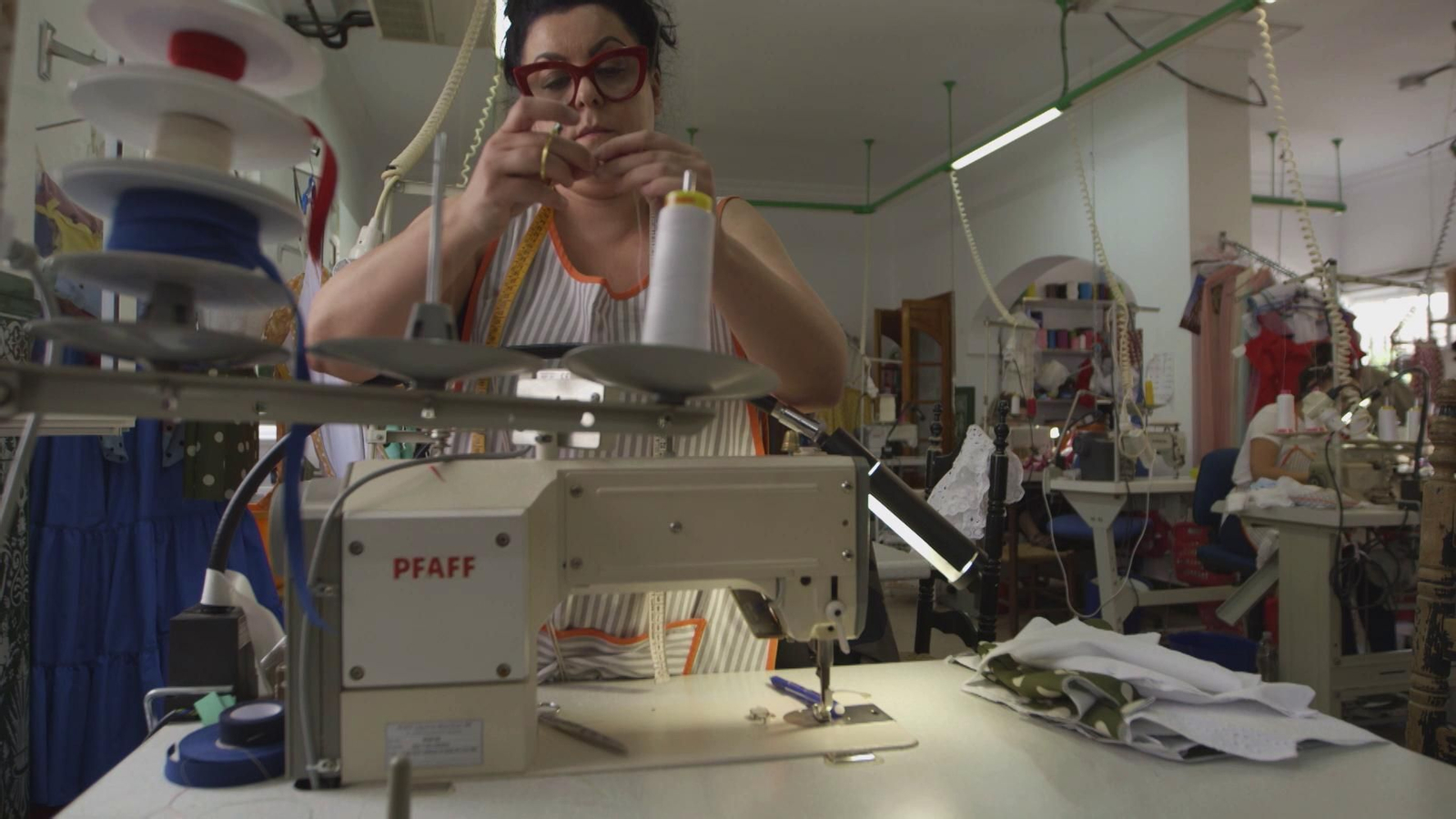 Un instante del filme 'Solteronas'.