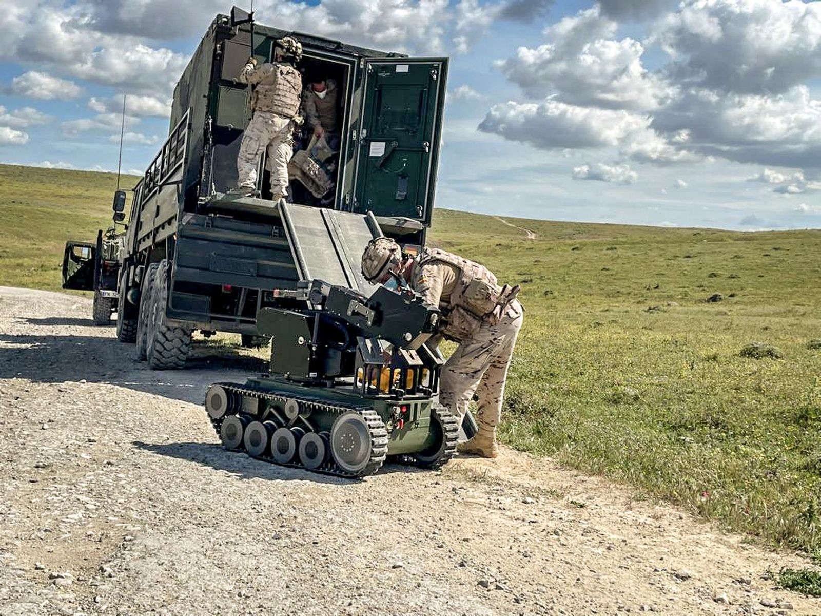 Imágenes de la Infantería de Marina en el Retín en Marfibex