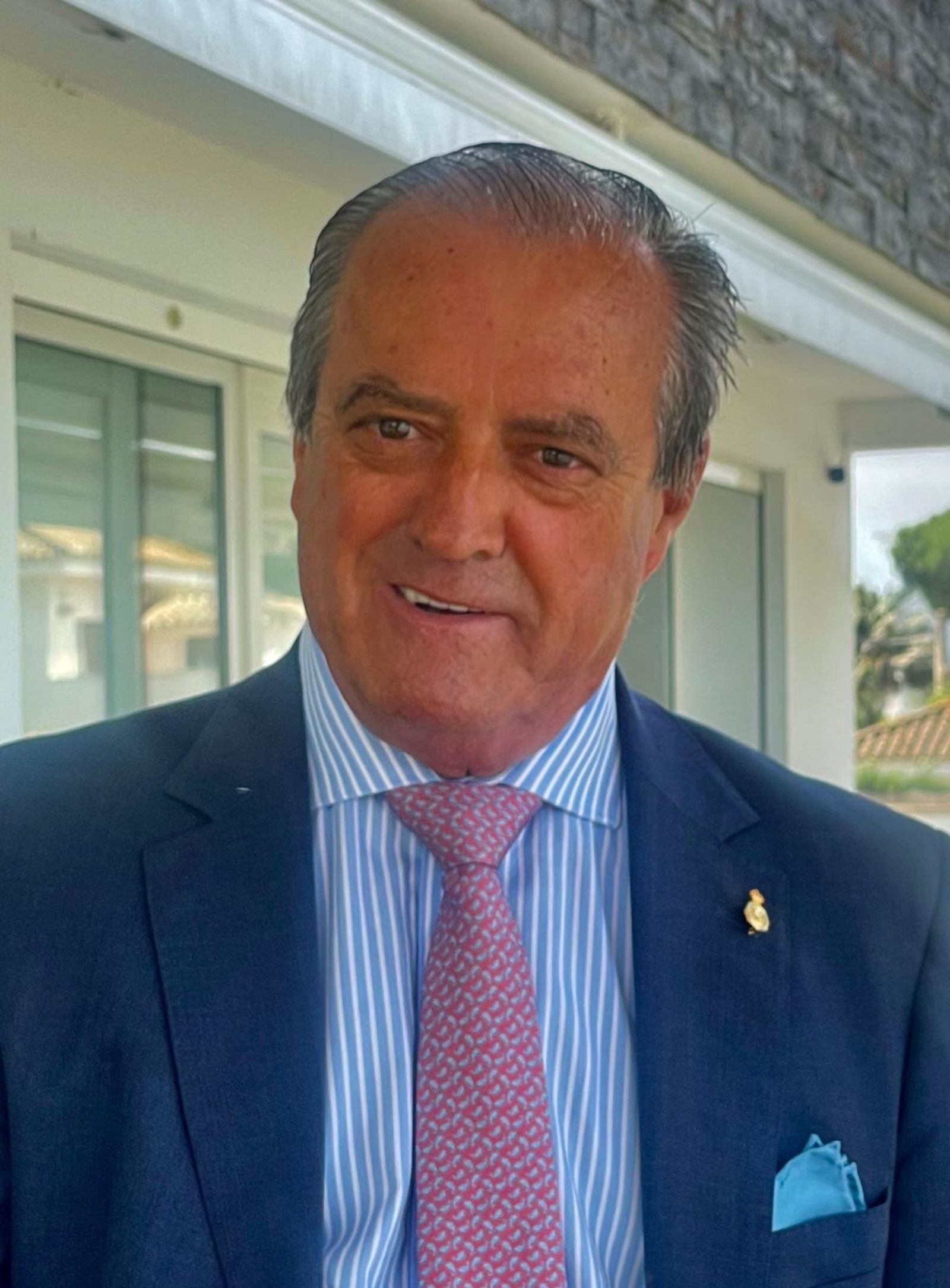 Rafael Hidalgo, presidente de la Real Sociedad de Carreras de Caballos de Sanlúcar.